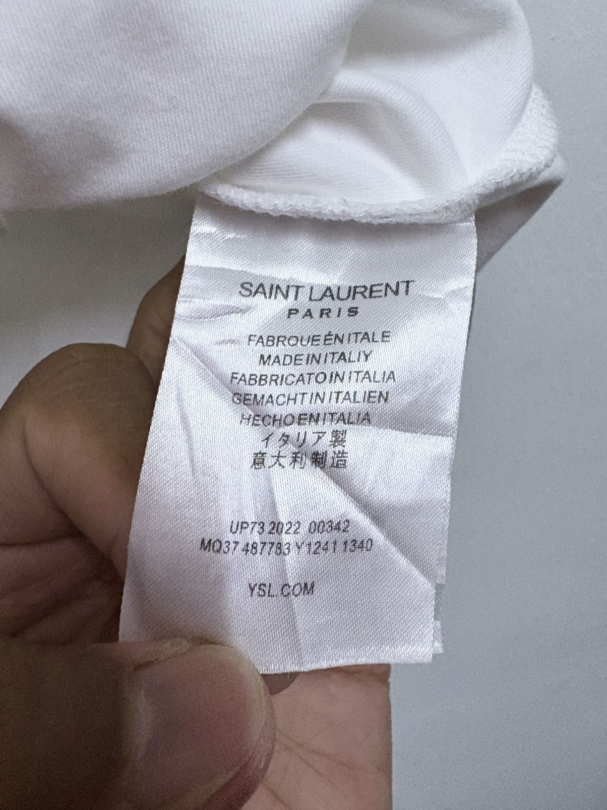 Saint Laurent Paris Saint Laurent Paris YSL Center Crop Top Size M / US 6-8 / IT 42-44 - 8 Thumbnail