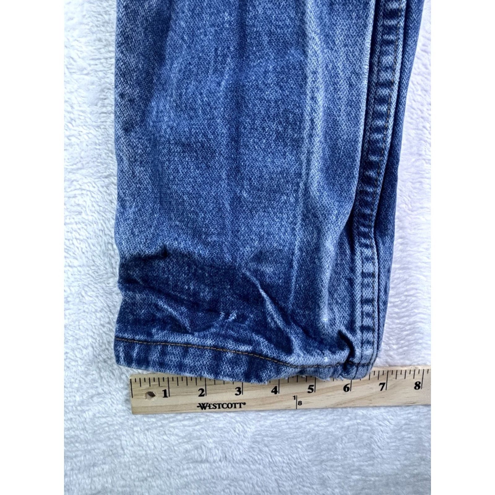 Wrangler VINTAGE Wrangler Men's Jeans 28x34 Blue Denim Cowboy Cut Rodeo Western Rancher Jeans Size US 28 / EU 44 - 5 Thumbnail