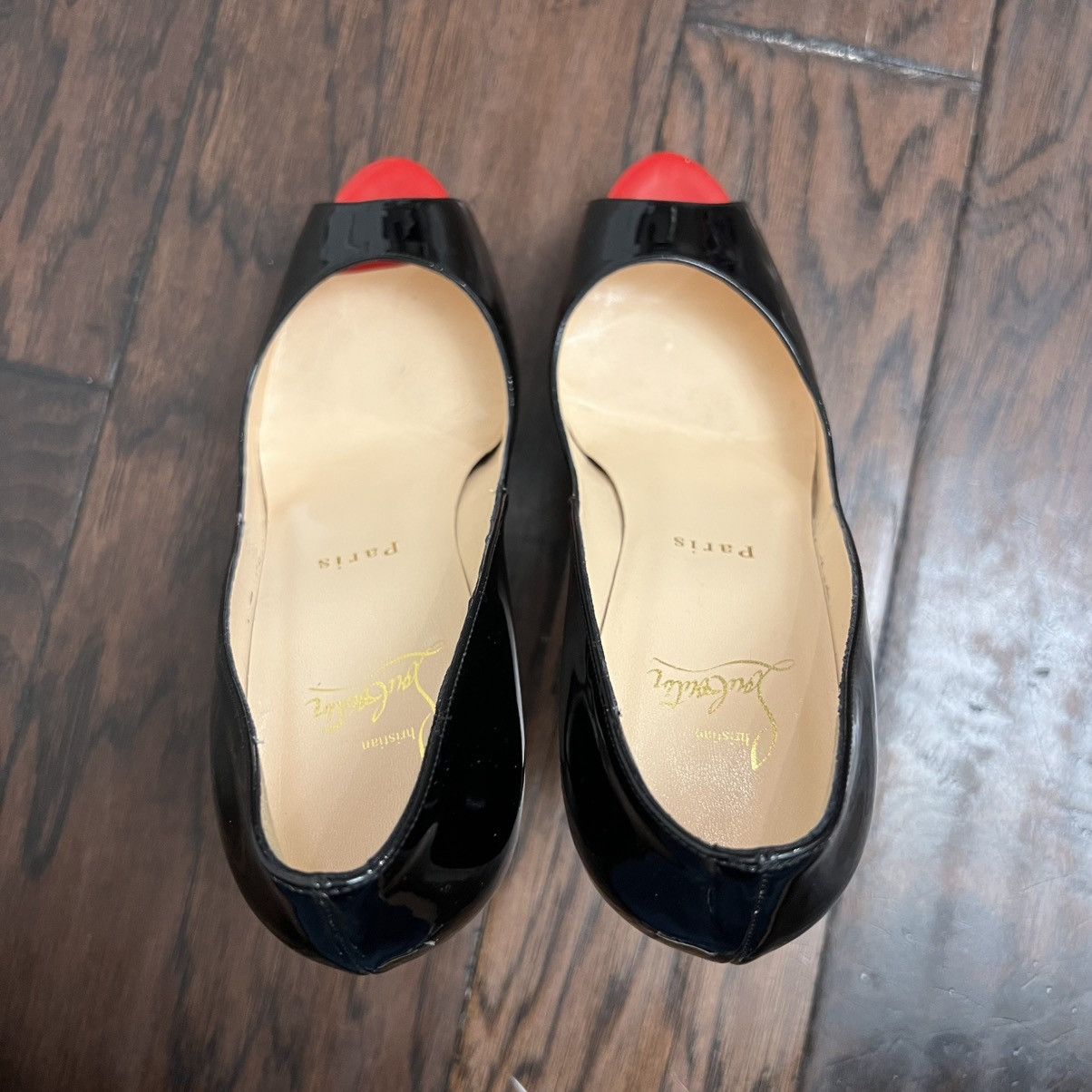 Christian Louboutin Authentic Christian Louboutin New Very Prive 120 Black Size US 7 / IT 37 - 10 Thumbnail