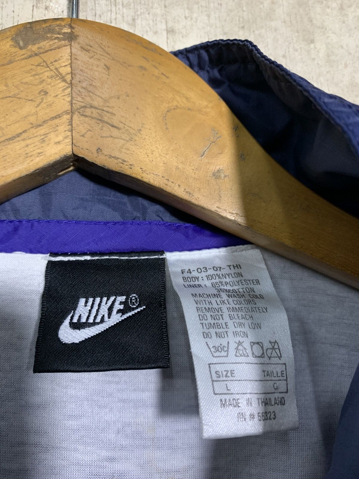 Nike × Vintage 🔥VTG 90S NIKE AIR NYLON JACKETS Size US L / EU 52-54 / 3 - 8 Thumbnail