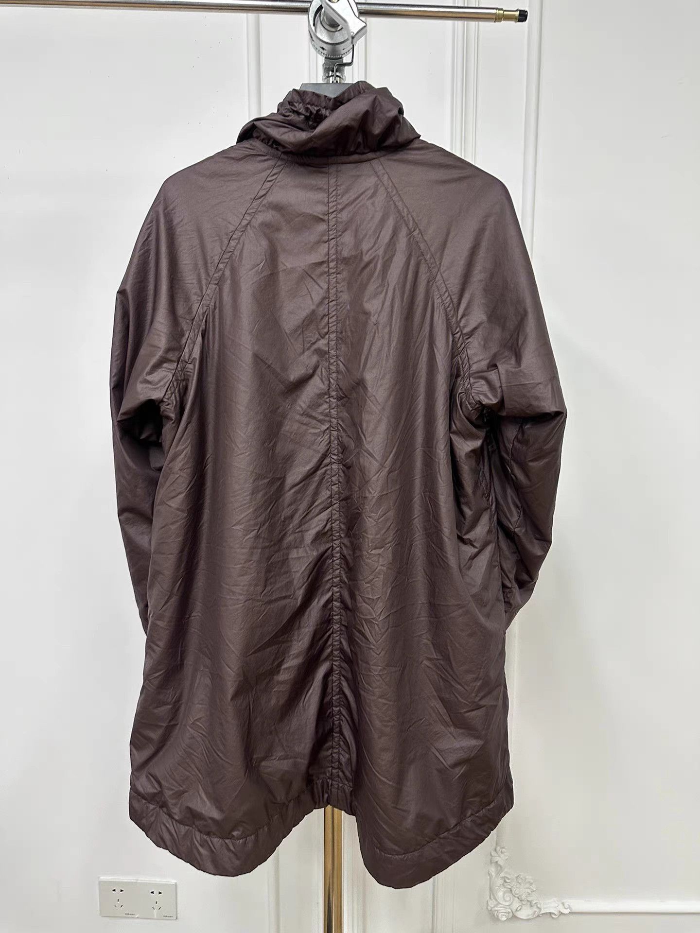 Issey Miyake Brown Ruffled Collar Light Jacket - XL Size US XL / EU 56 / 4 - 4 Thumbnail