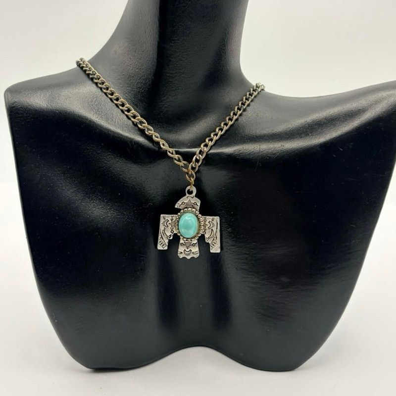 Other Turquoise Eagle Necklace Size ONE SIZE - 1 Thumbnail