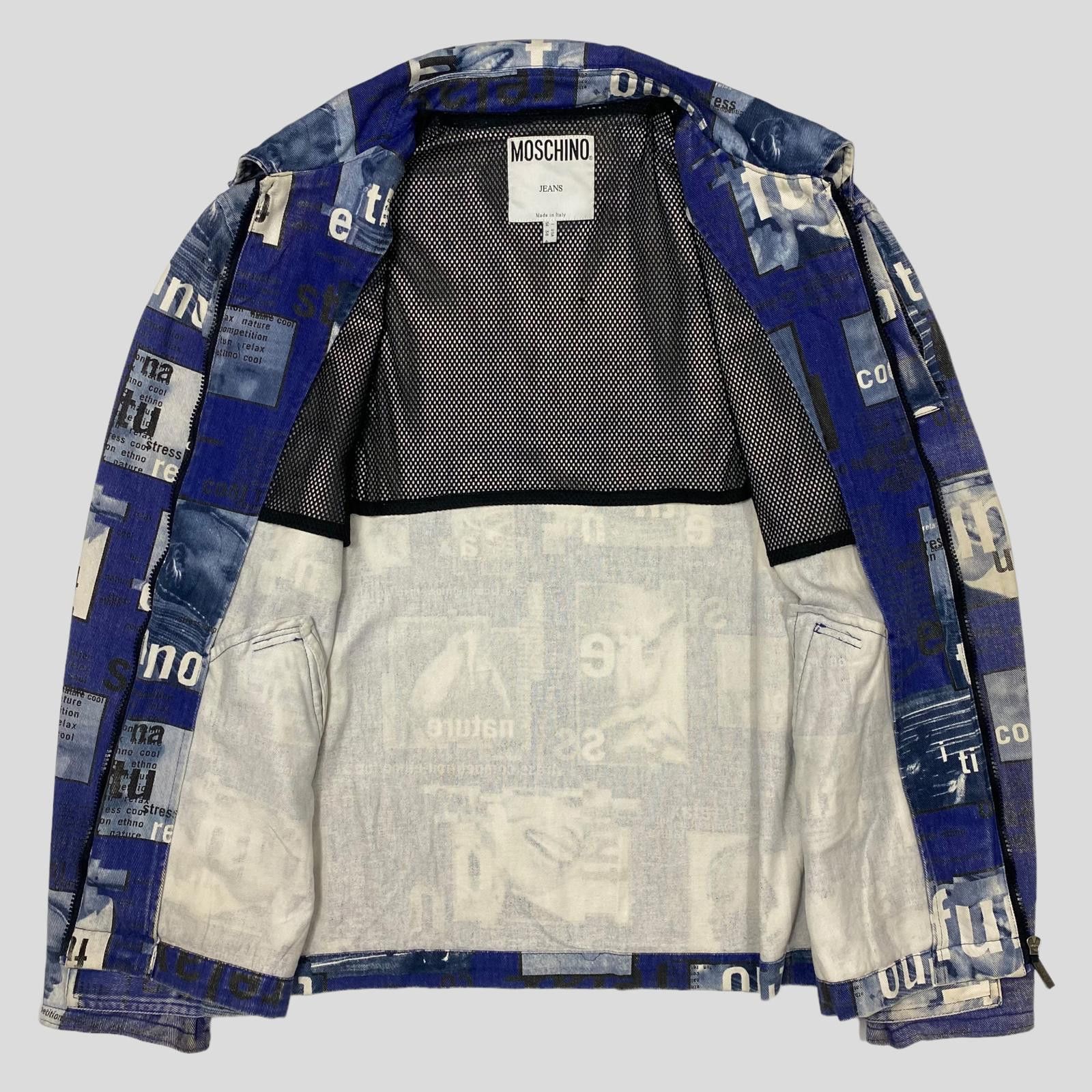 Moschino Moschino Jeans ‘99 Ethno Denim Jacket - IT54 (L/XL) Size US L / EU 52-54 / 3 - 7 Thumbnail