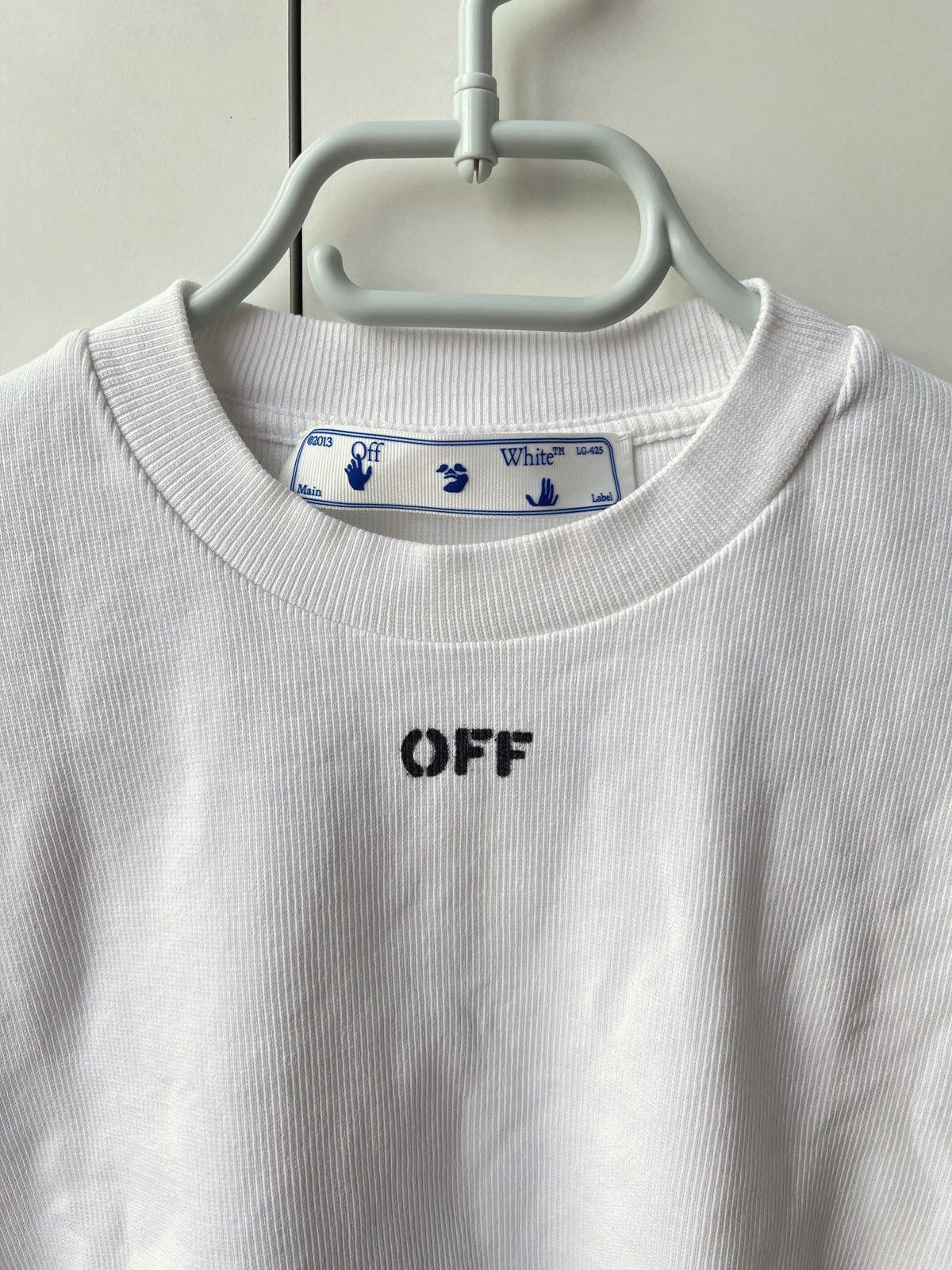 Off-White Off-White Crop Top Size L / US 10 / IT 46 - 3 Thumbnail