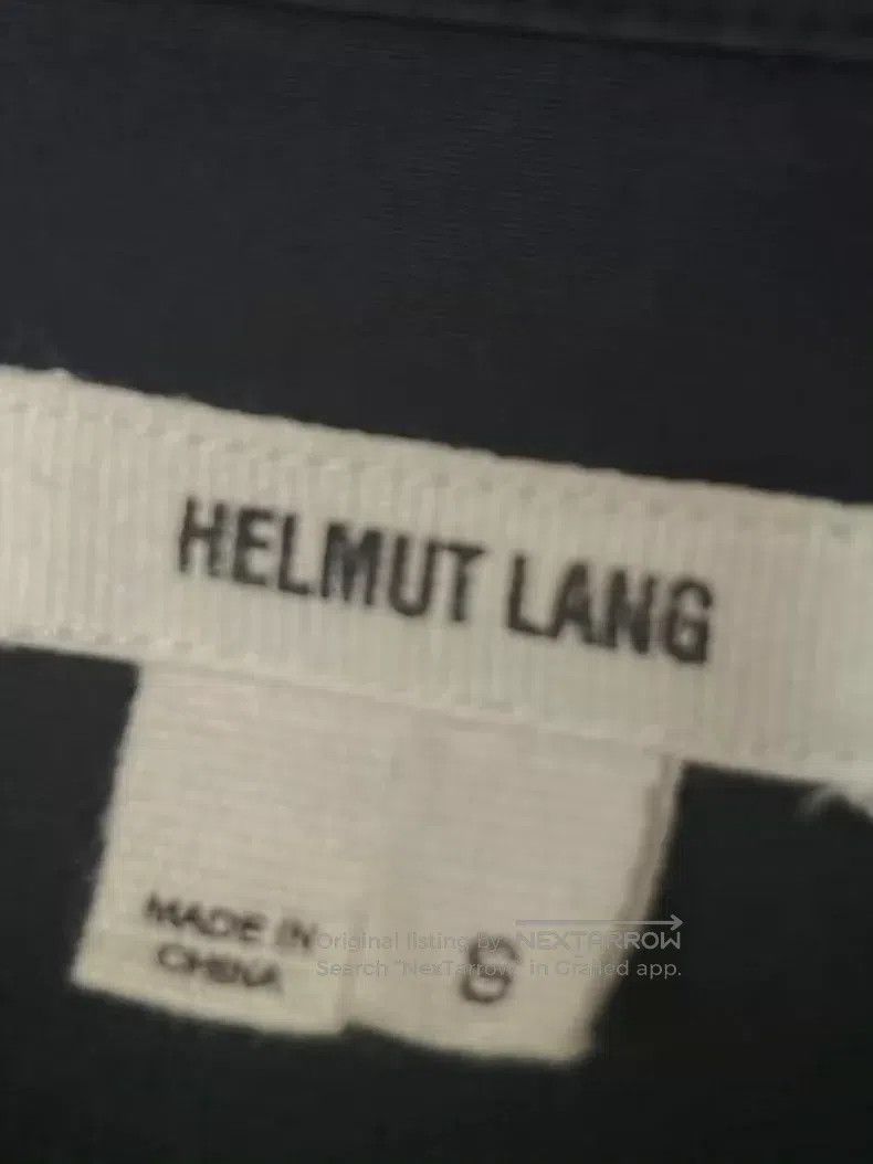Helmut Lang Helmut Lang Black long-sleeved shirt Size US S / EU 44-46 / 1 - 3 Thumbnail