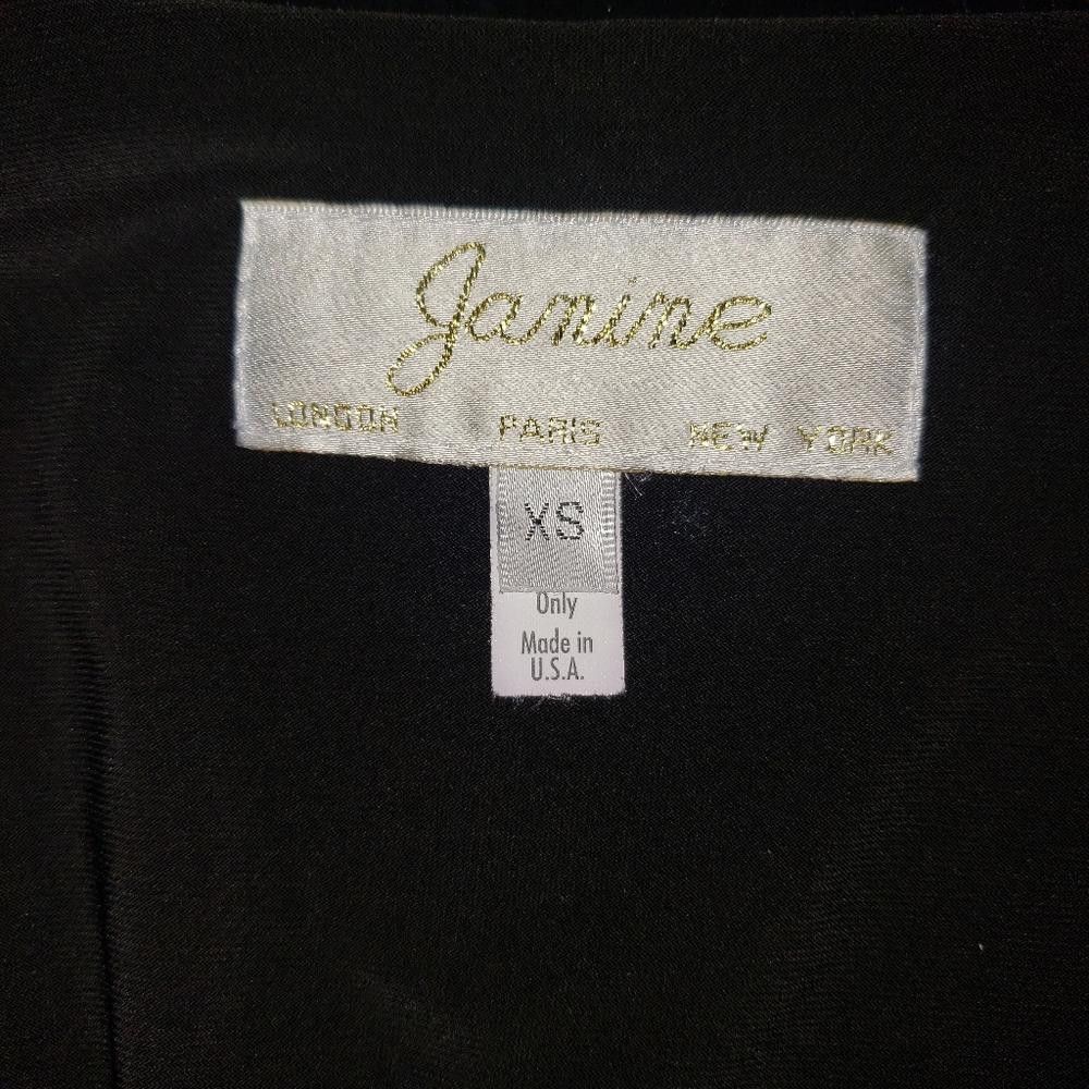 Designer CT375 Ladies Black Jasmine Low V Front Sexy Mini Dress XS Size XS / US 0-2 / IT 36-38 - 5 Thumbnail