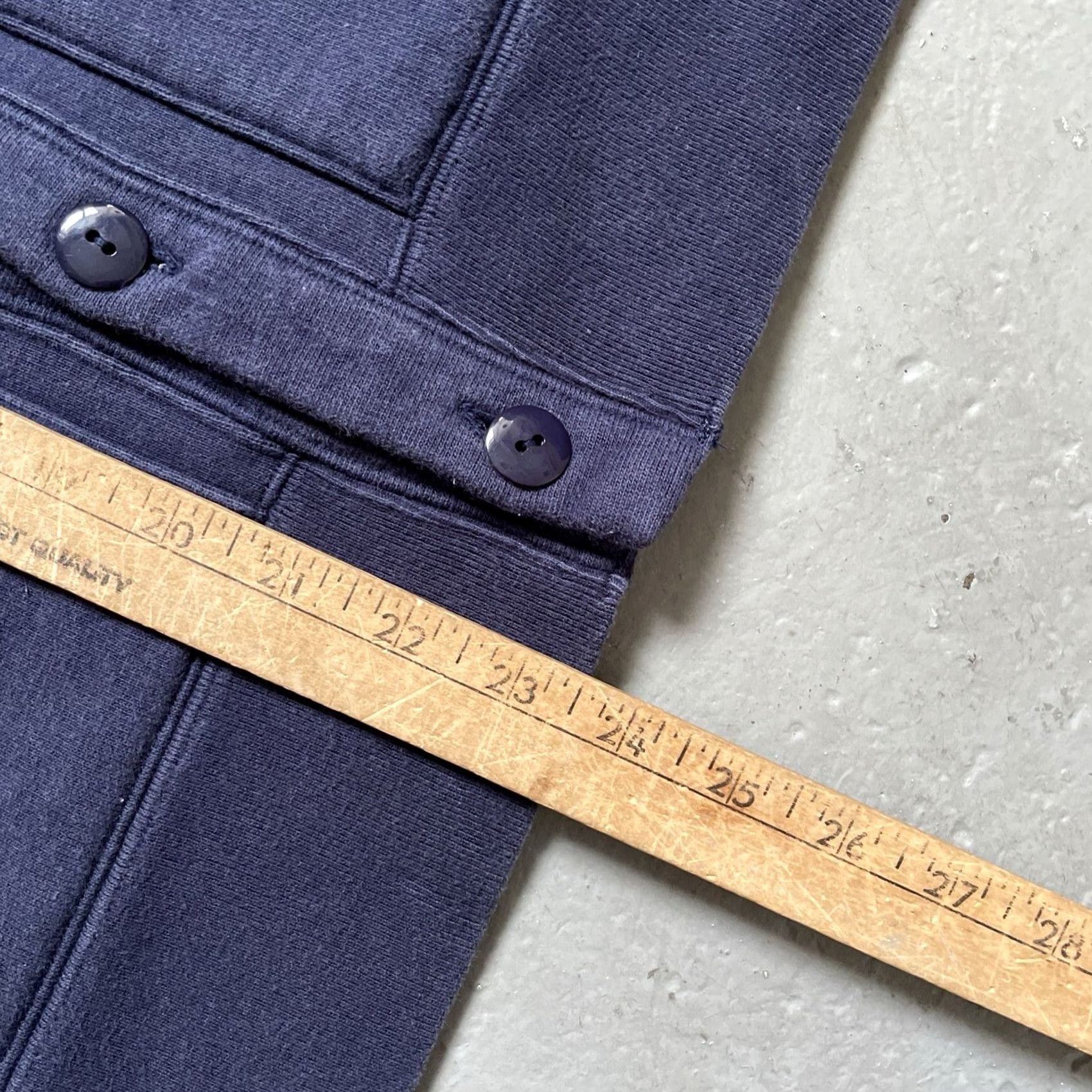 Beams Plus Loopwheeler x Beams Plus + Shawl Cardigan Sweater Heavy Sweat Made In Japan S Unisex Adults Blue Cotton Vintage 90s Americana Designer Sh? Wait Size US S / EU 44-46 / 1 - 5 Thumbnail