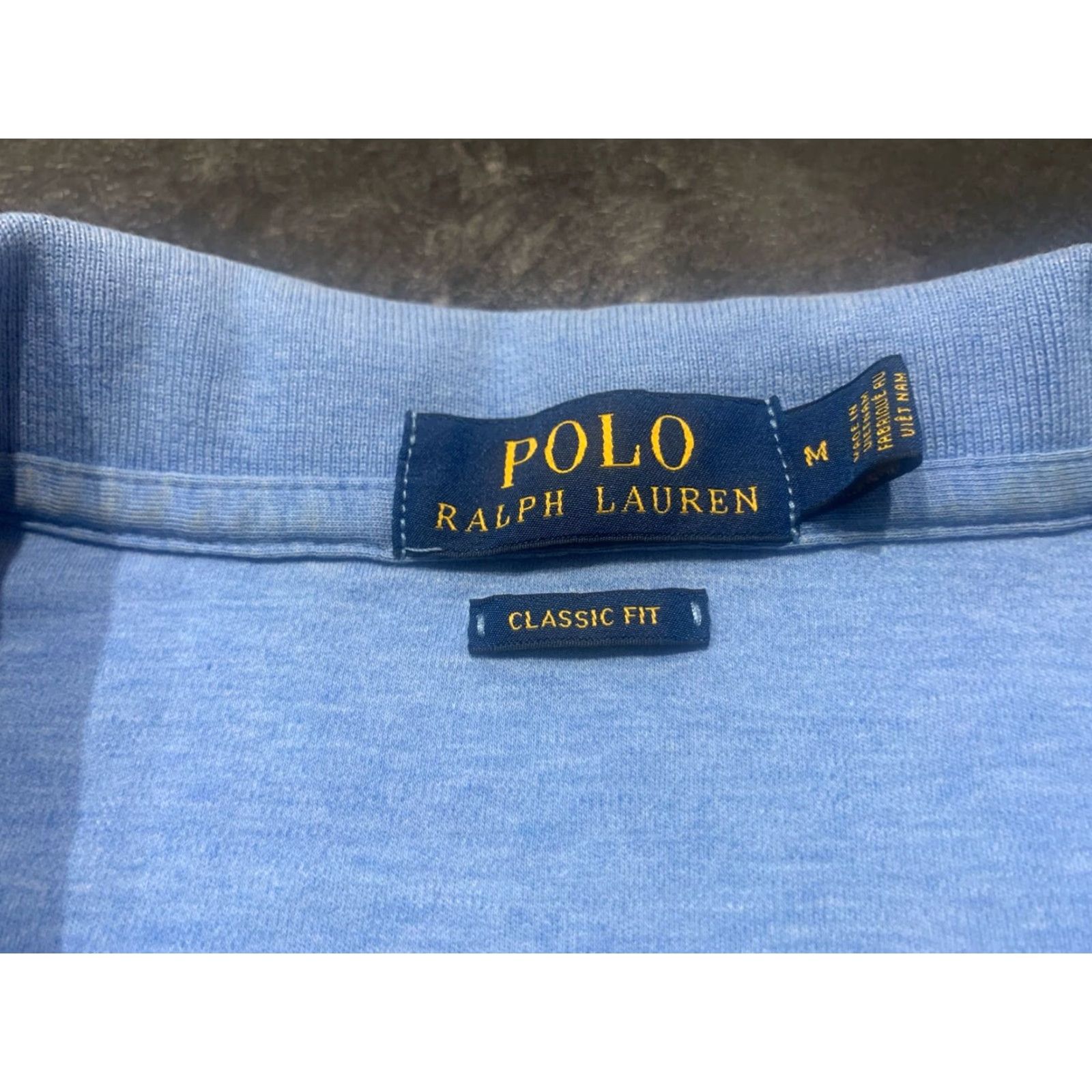 Ralph Lauren VINTAGE Ralph Lauren Polo Shirt Mens M Blue Golf Regular Fit Short Sleeve Cotton Casual Mens Size US M / EU 48-50 / 2 - 2 Thumbnail