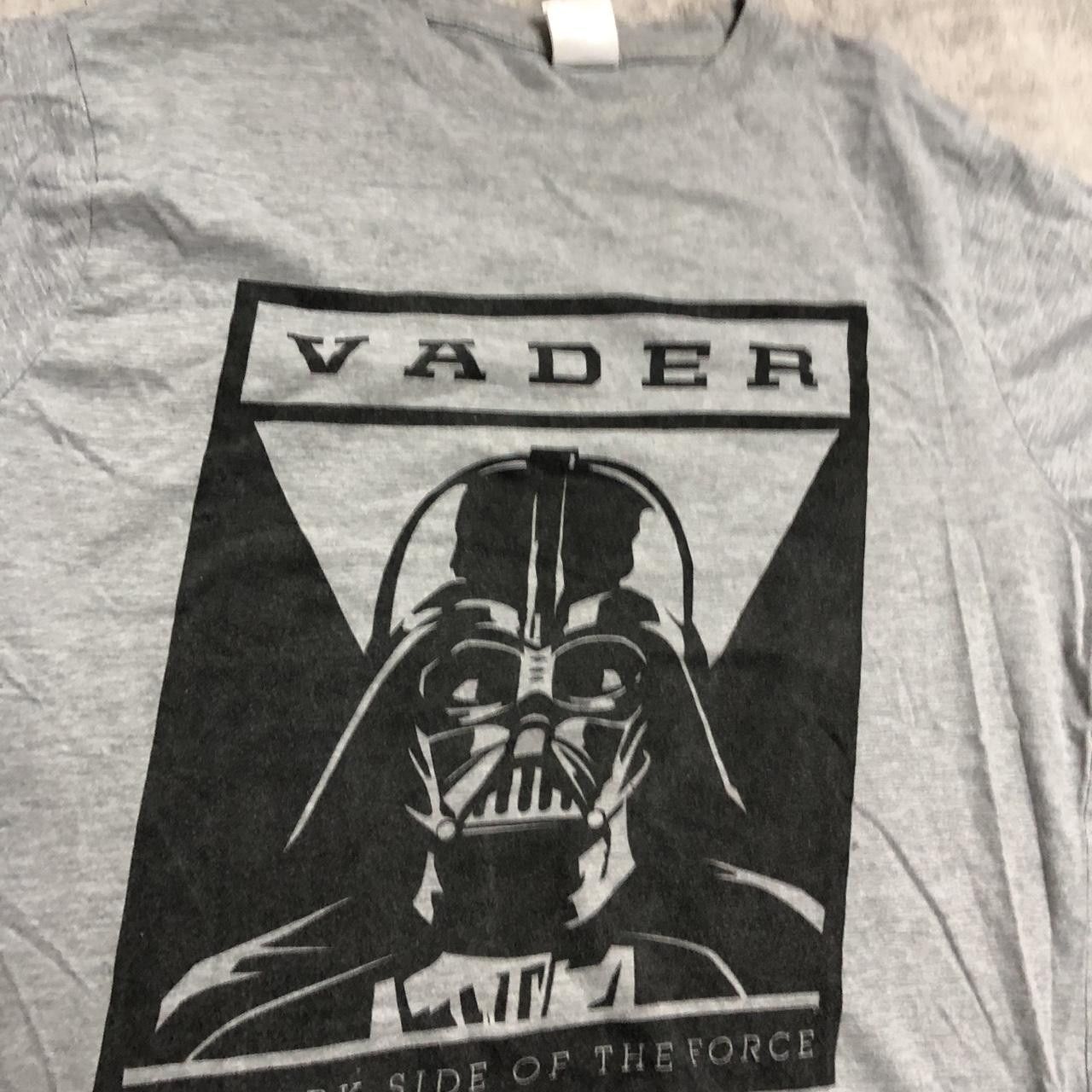 Star Wars Grey Star Wars Vader cotton t-shirt #StarWars Size US L / EU 52-54 / 3 - 2 Thumbnail