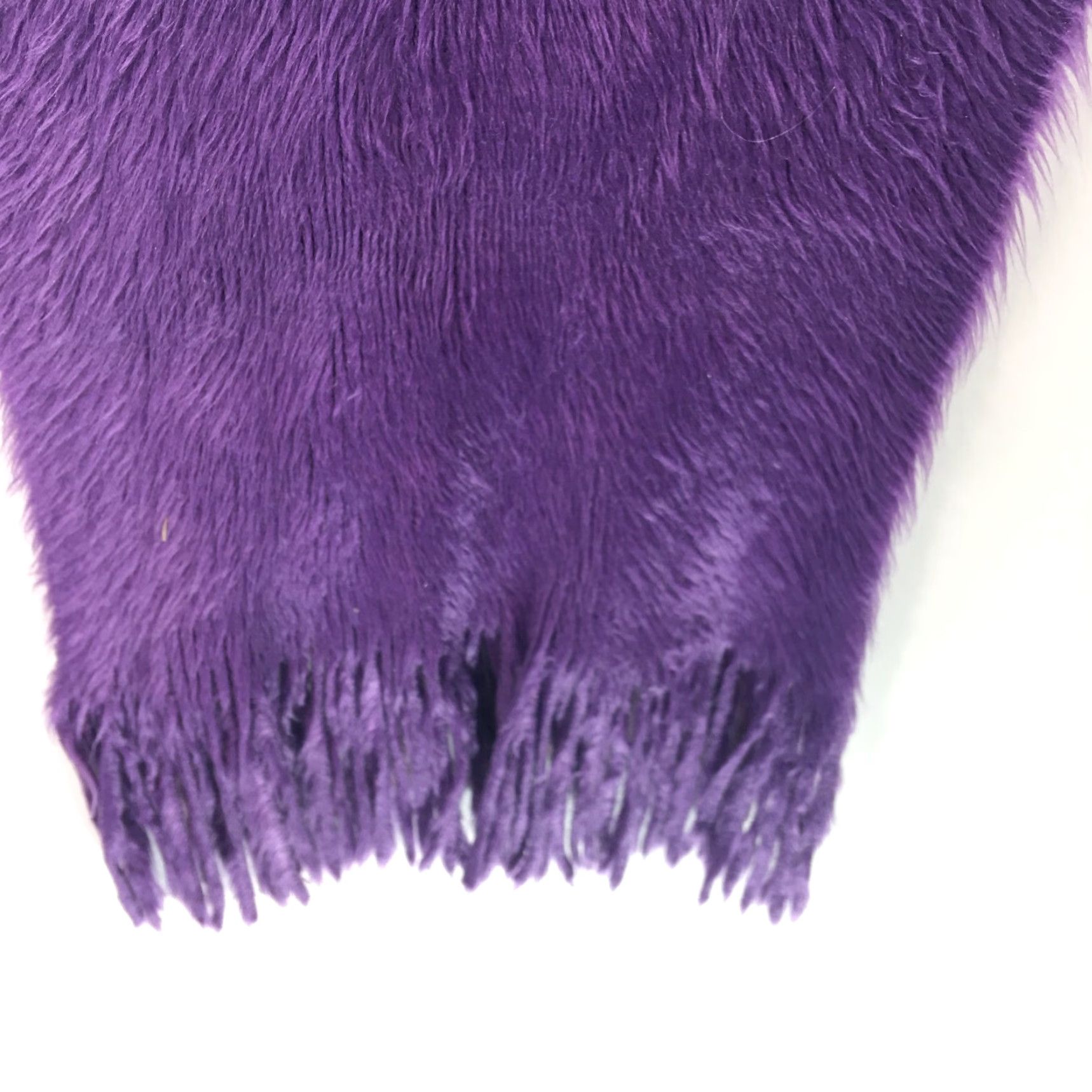 Vintage VINTAGE Mens Cashmere Feel Winter Cozy Itch Free Ribbed Knit Purple Wrap Scarf Size ONE SIZE - 3 Thumbnail