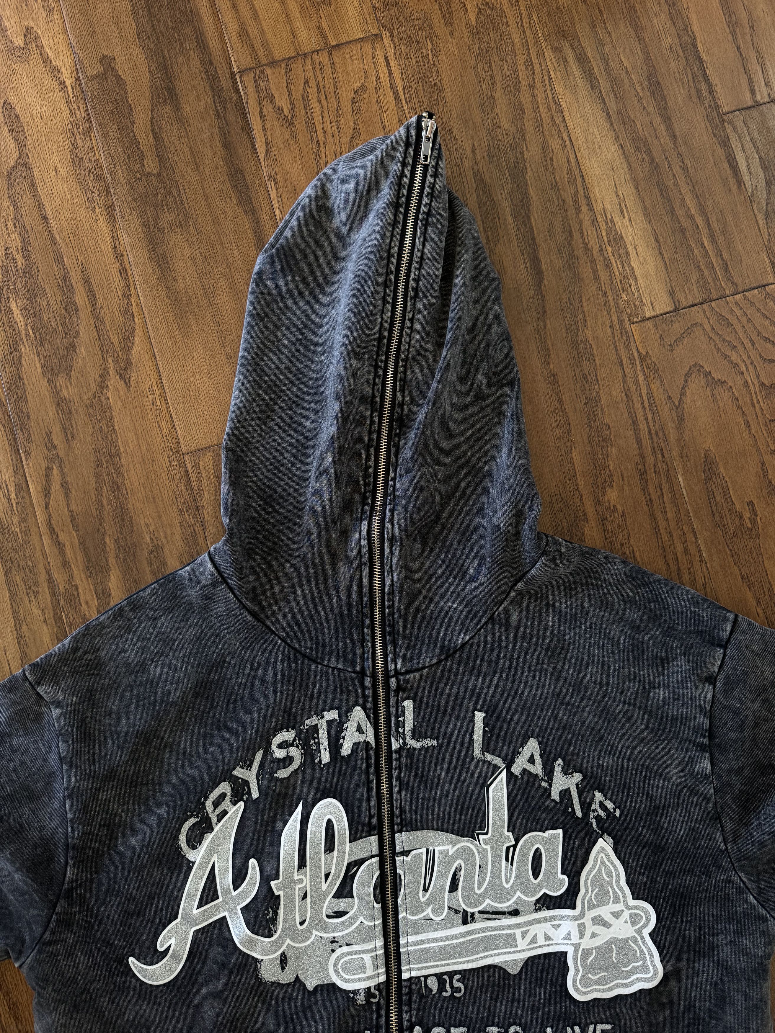Vintage Crystal Lakes Full Zip Hoodie Size US M / EU 48-50 / 2 - 8 Thumbnail