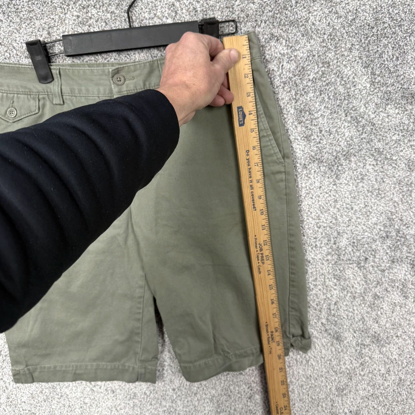 Eddie Bauer Eddie Bauer Bermuda Shorts Women 6 Mercer Fit Casual 100% Cotton Twill Green Sage Front Zip Button Pockets Womens Size 28" / US 6 / IT 42 - 3 Thumbnail