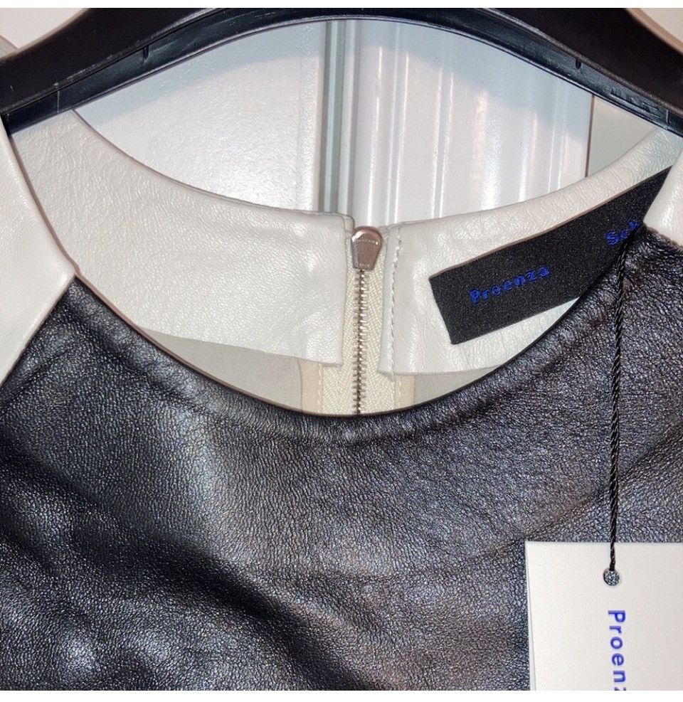 Valentino Proenza Schuler Leather Top Size M / US 6-8 / IT 42-44 - 2 Thumbnail
