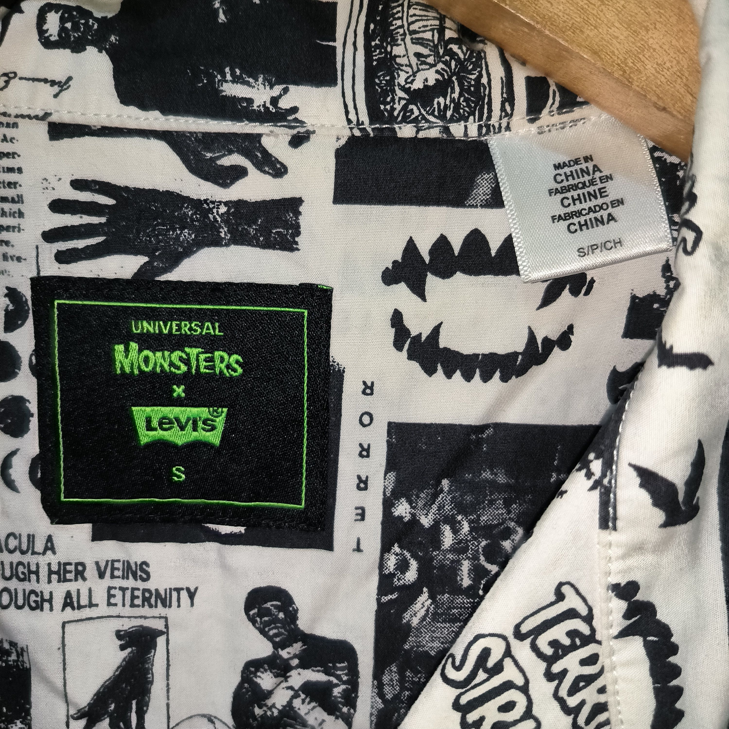 Designer × Levi's 🔥Rare🔥 Levis x Universal Monster Frankstein Shirts Size US L / EU 52-54 / 3 - 3 Thumbnail