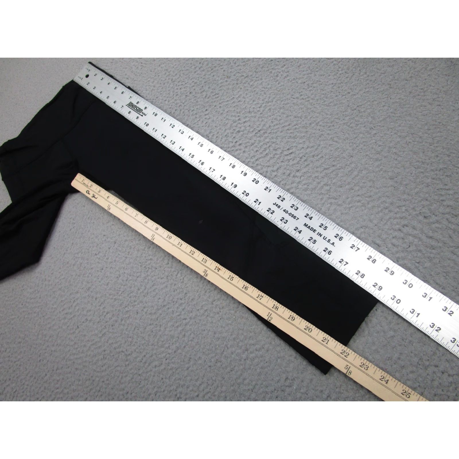 Lululemon Lululemon Leggings Womens 4 Black Ankle Pocket Running Jogging Yoga Stretch Size 27" / US 4 / IT 40 - 4 Thumbnail