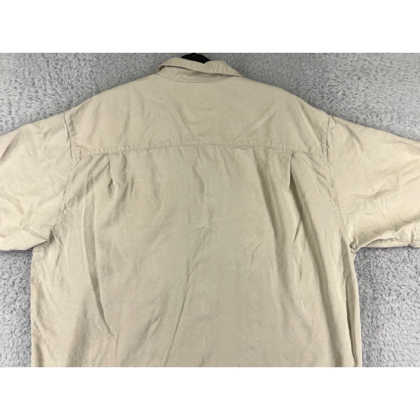 Tommy Bahama Tommy Bahama Shirt XL Beige Palm Tree Button-Up Hawaiian Resort Aloha Beach Mens Size US XL / EU 56 / 4 - 6 Thumbnail