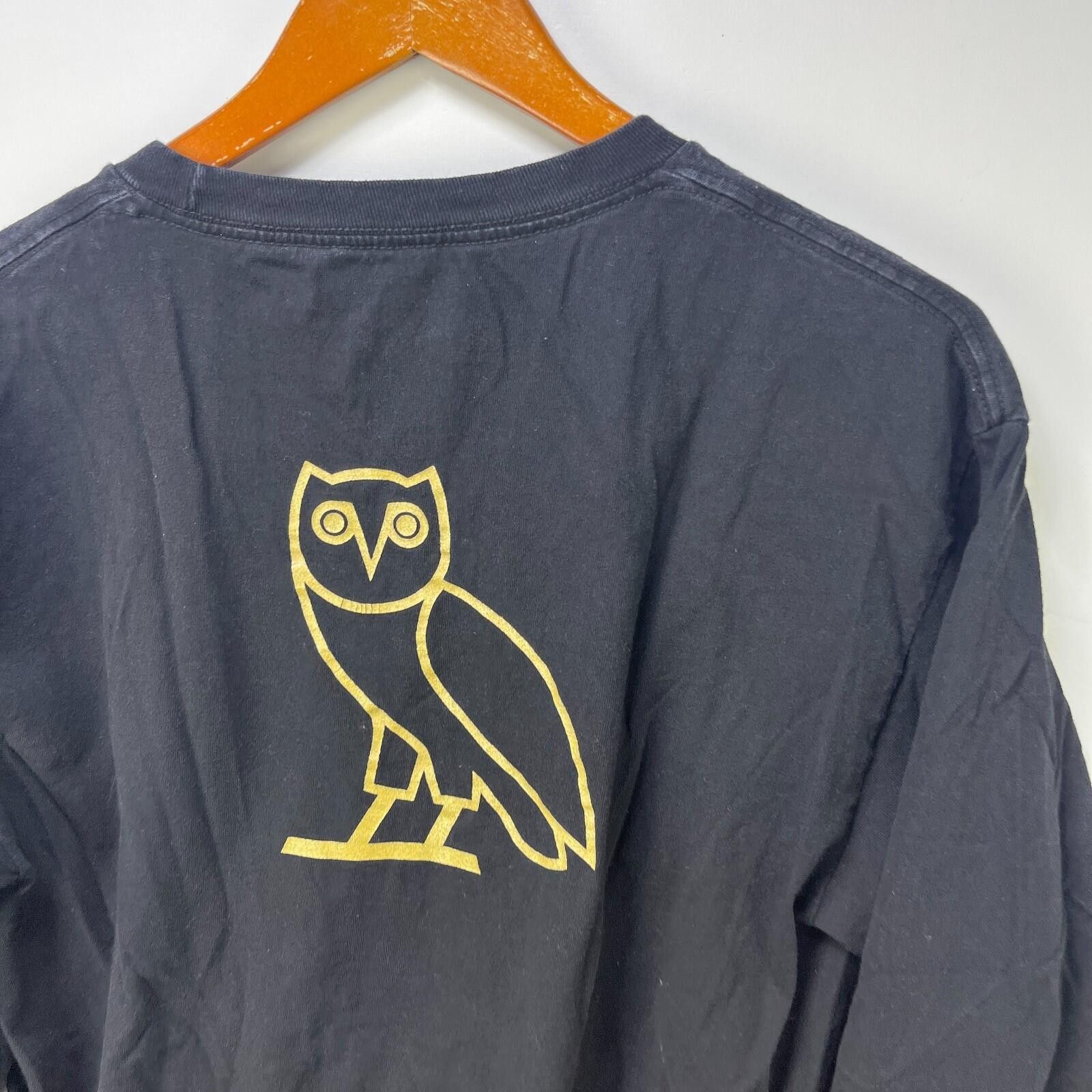 Other OVO Raptors Toronto Drake Night Owl Long Sleeve Shirt Large Size ONE SIZE - 4 Thumbnail