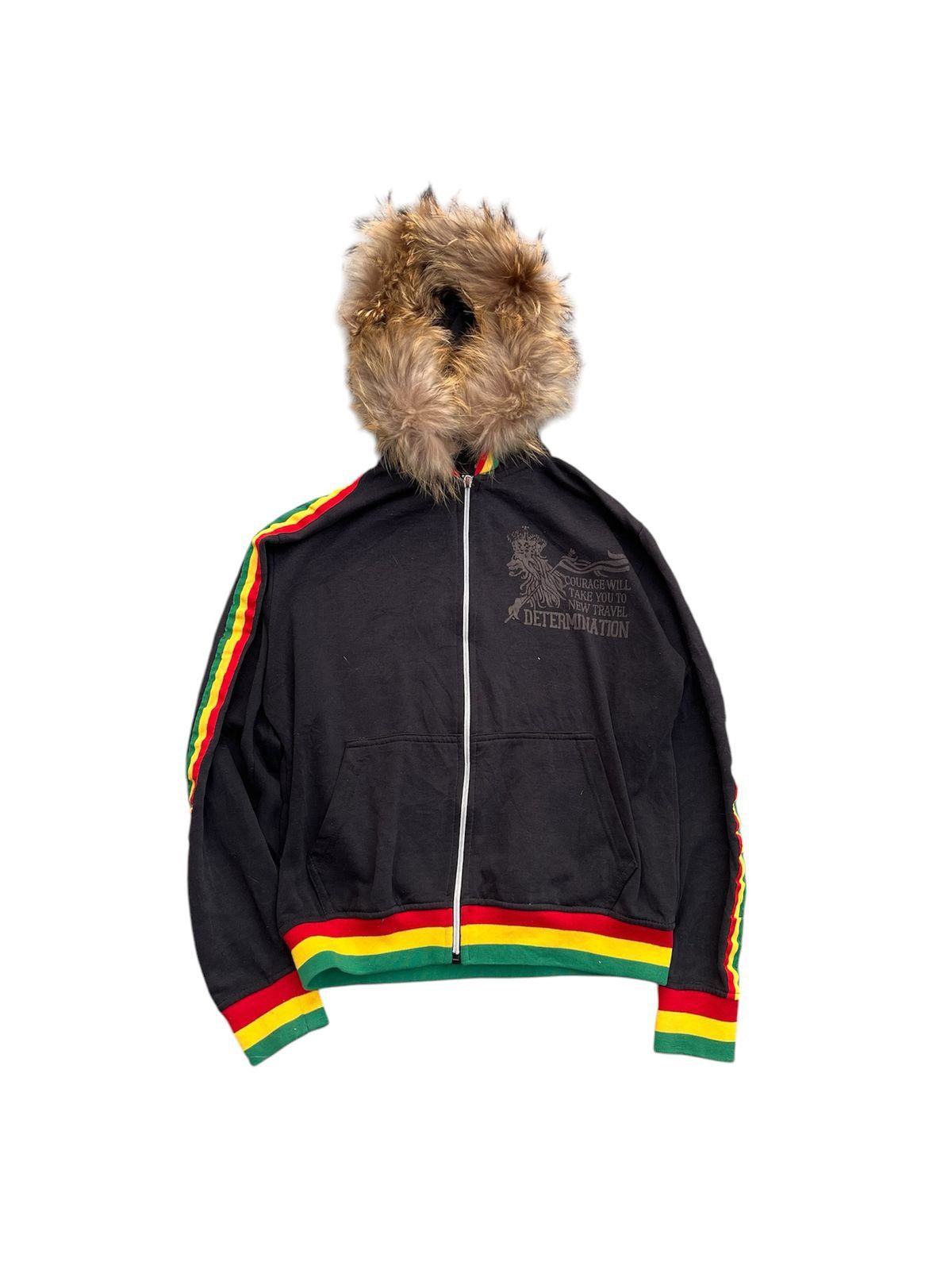 If Six Was Nine × Japanese Brand × Le Grande Bleu (L.G.B.) Determination Fur Hoodie Ragee Size US M / EU 48-50 / 2 - 1 Thumbnail