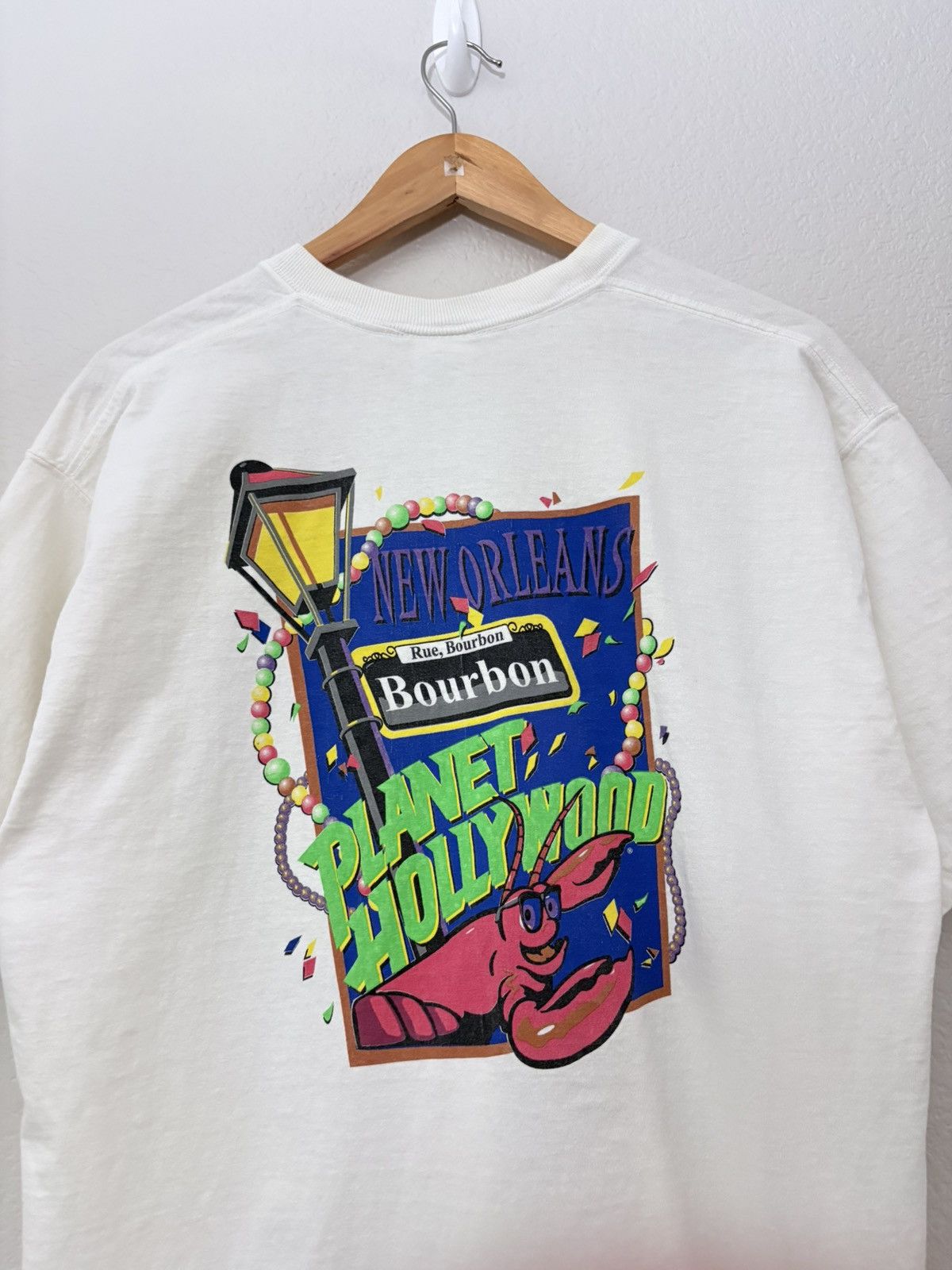 Vintage 90’s Planet Hollywood Bourbon St. New Orleans Vintage Tee Size US L / EU 52-54 / 3 - 3 Thumbnail