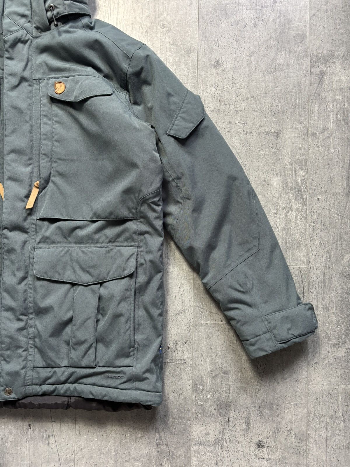 Fjallraven Yupik Mens Gray Parka Jacket