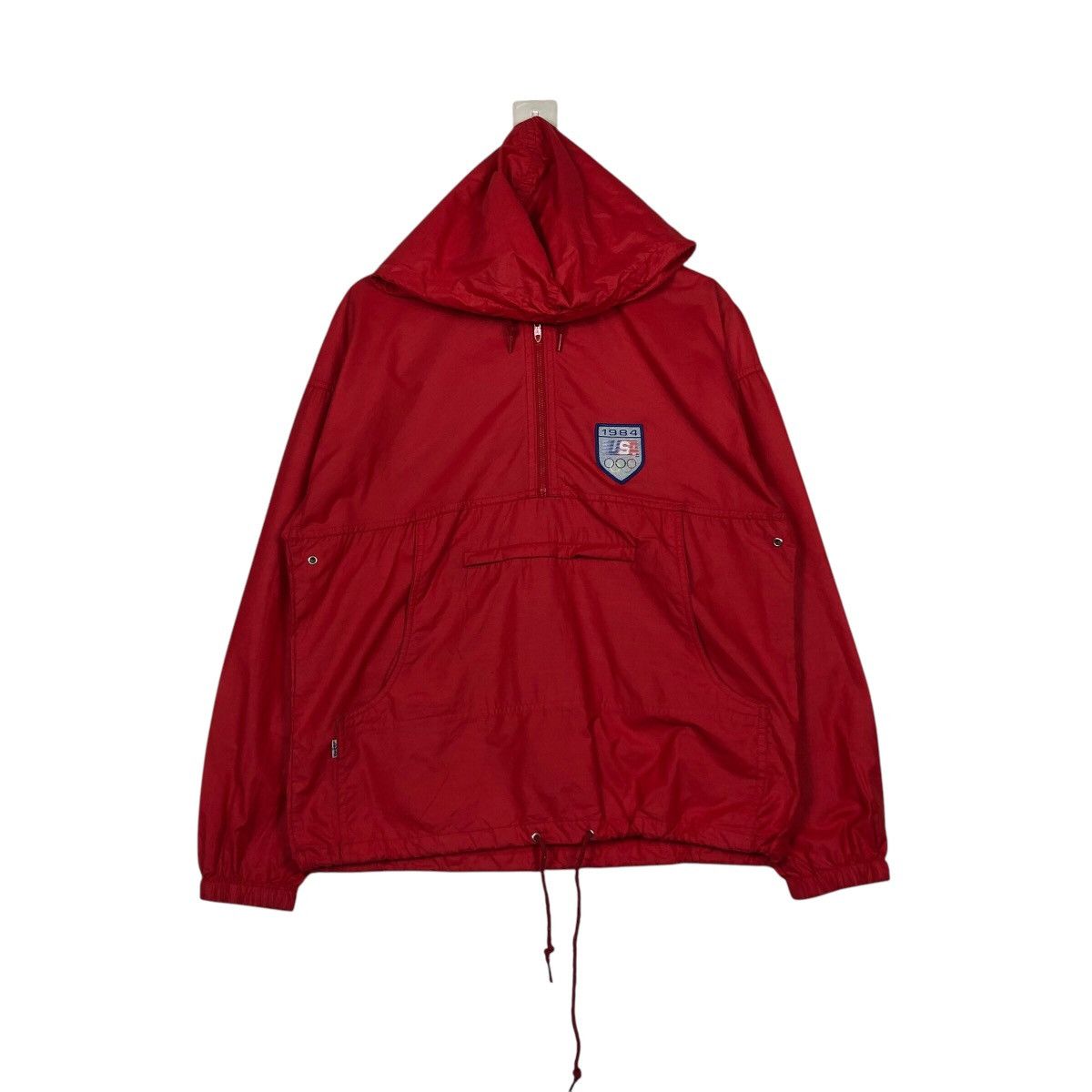 Levi's × Vintage 📌Vintage Anorak Jacket Pull Over Levi's Olympic 1984 Size US S / EU 44-46 / 1 - 2 Thumbnail