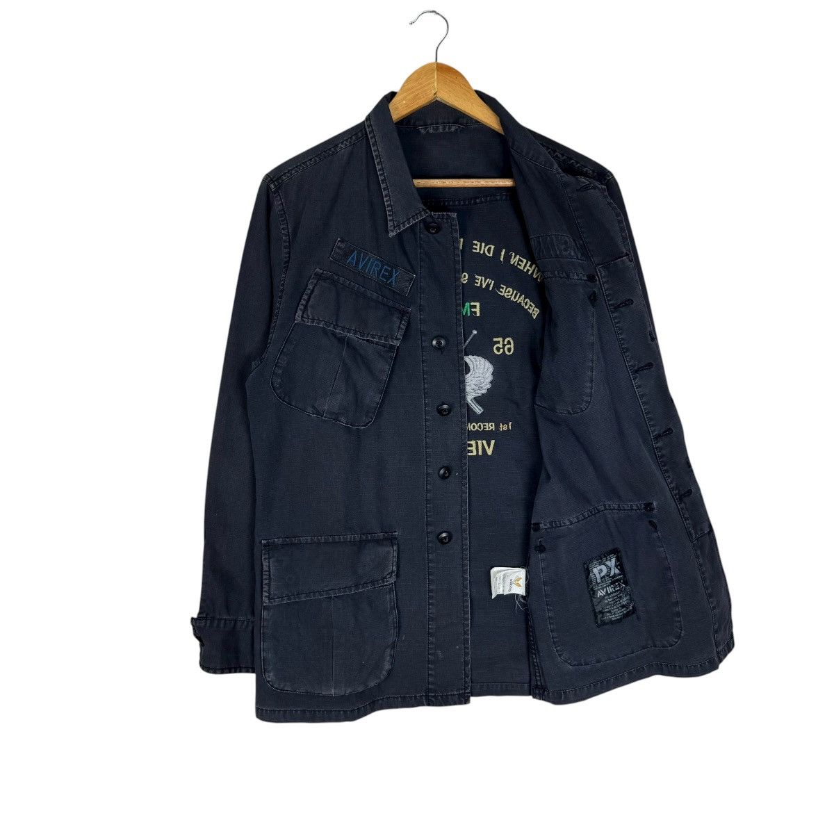 Avirex ☀️AVIREX RIPSTOP VIETNAM WAR BUTTON UP SHIRTS Size US M / EU 48-50 / 2 - 7 Thumbnail