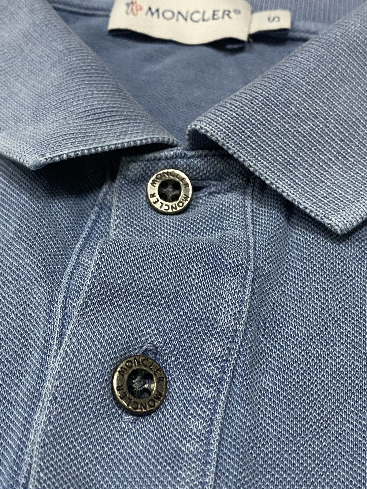 Moncler Moncler vintage big logo polo Manica Corta Size US S / EU 44-46 / 1 - 5 Thumbnail