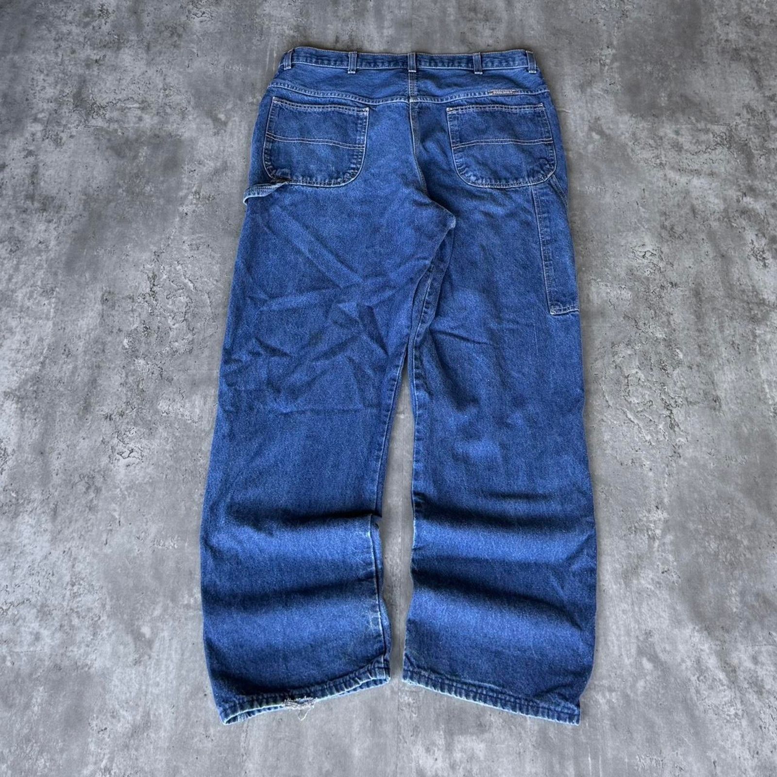 Carhartt × Vintage Carhartt Style Baggy Carpenter Skater Grunge Denim Jeans Size US 37 - 1 Thumbnail