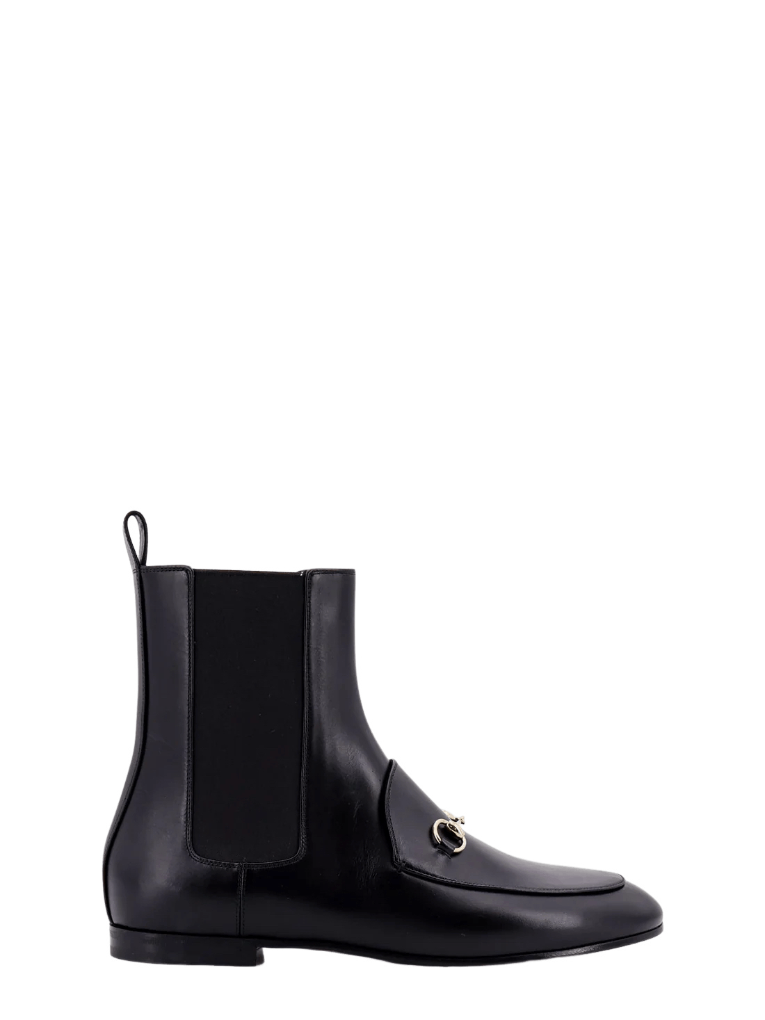 GUCCI Jordaan Women's Black Leather Ankle Boots