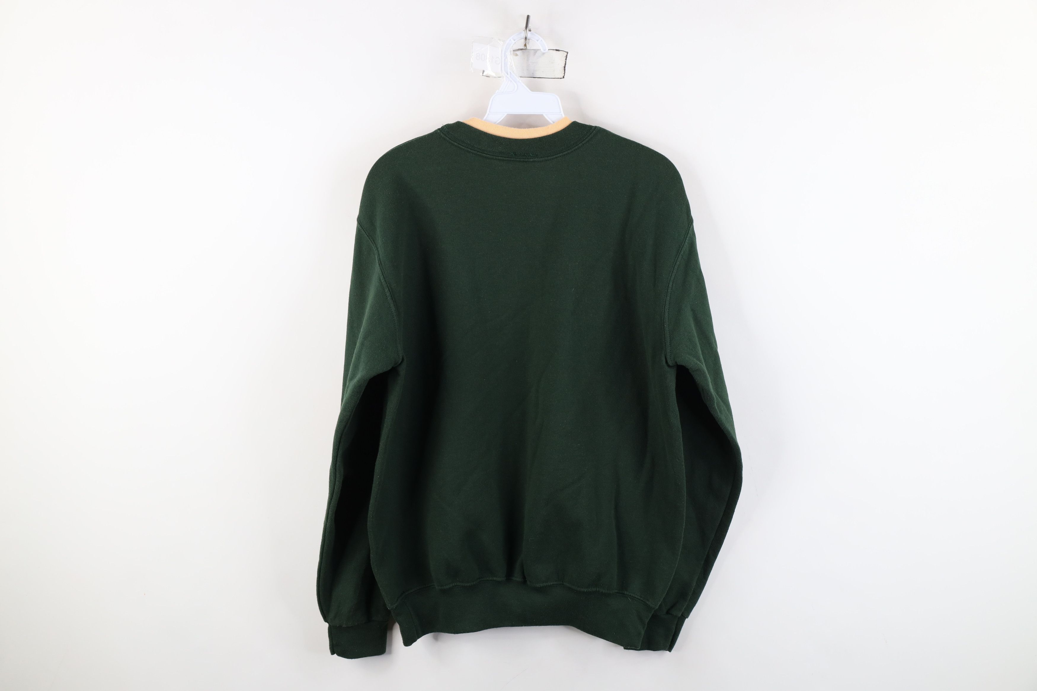 Vintage Vintage 90s Streetwear Nature Owl Crewneck Sweatshirt Green Size M / US 6-8 / IT 42-44 - 8 Thumbnail