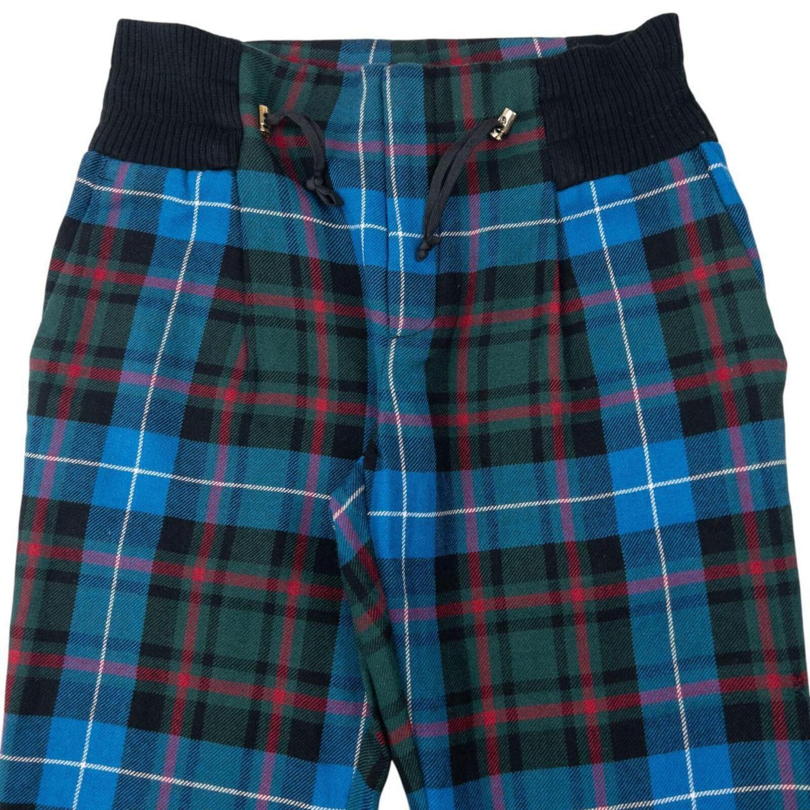 Gucci Vintage 2000s Gucci Checkered Wool Trousers Size M Size US 32 / EU 48 - 1 Thumbnail