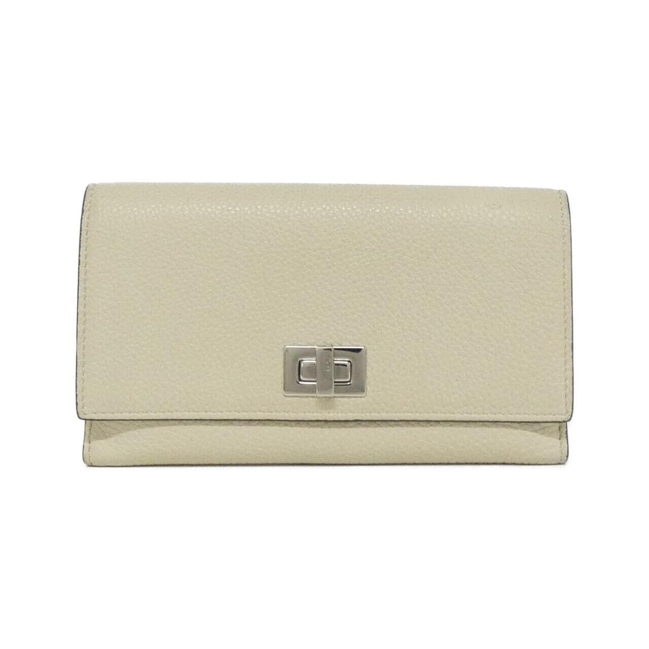 Fendi Fendi Fendi Peekaboo Calf Long Wallet Leather Long Wallet 8M0437A91B DUTY FREE for USA Size ONE SIZE - 1 Thumbnail