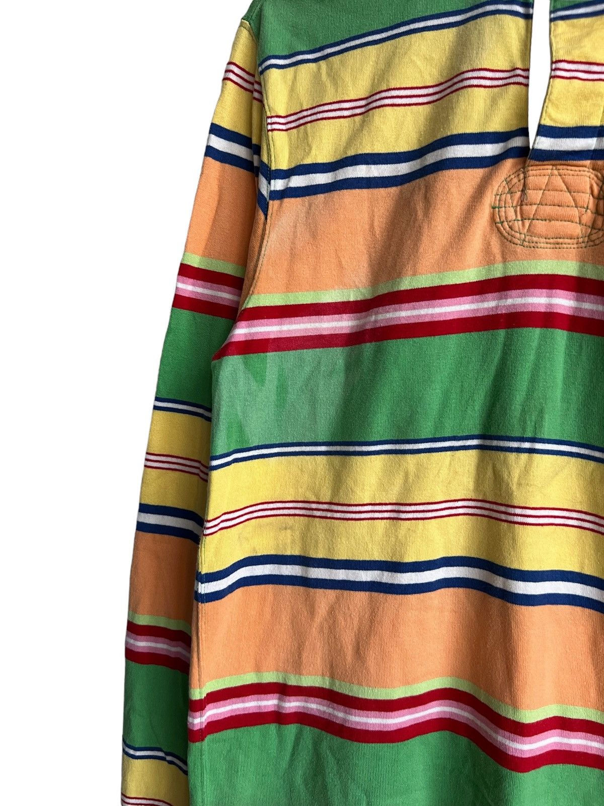 Polo Ralph Lauren Y2K Polo Ralph Lauren Beautiful Striped Colorway Rugby Shirt Size US L / EU 52-54 / 3 - 4 Thumbnail