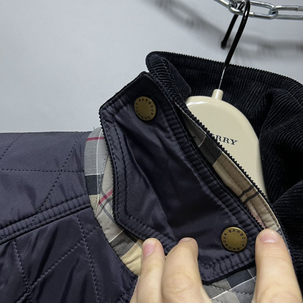 Barbour Womens Barbour Beadnell Polarquilt Quilted Jacket Navy Size M / US 6-8 / IT 42-44 - 9 Thumbnail