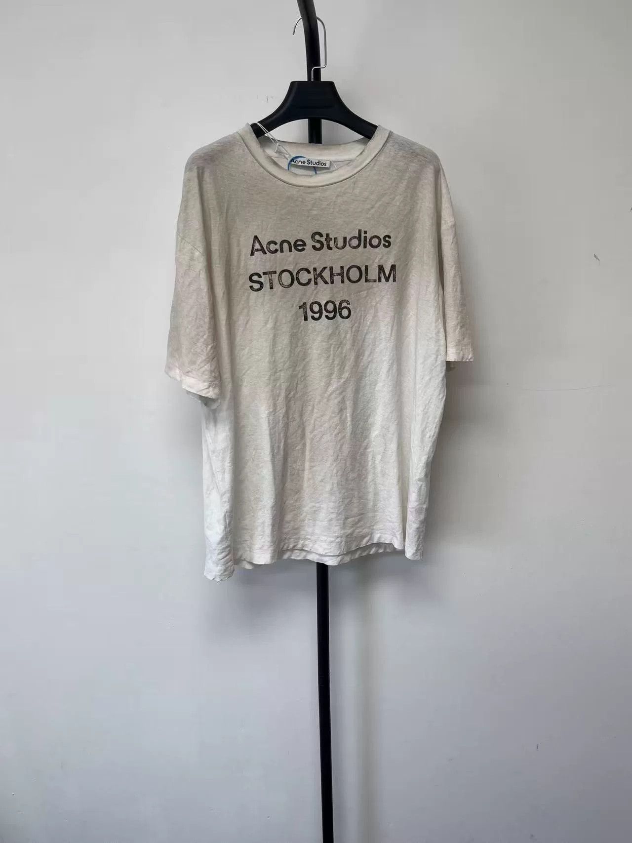 Acne Studios acne studios vintage logo oversized t-shirt Size US S / EU 44-46 / 1 - 1 Thumbnail