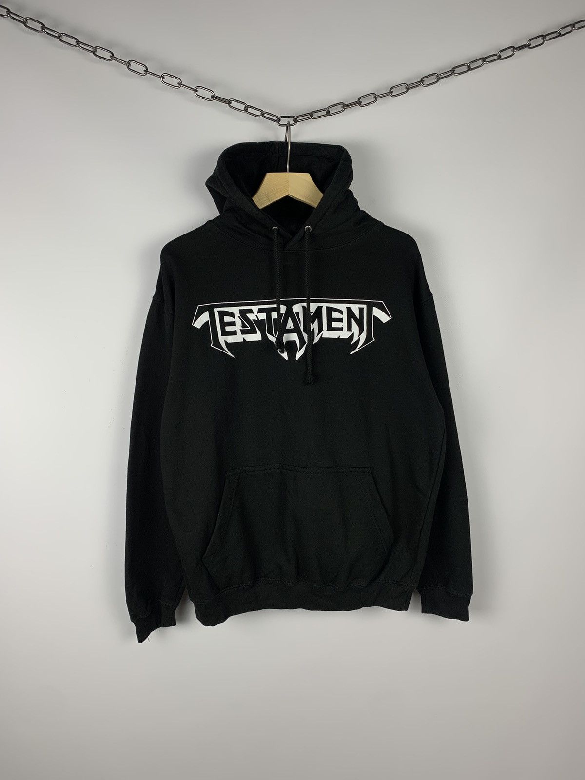 Band Tees Testament Rock Band Hoodie Promo Graphic Y2K Black Size M Size US M / EU 48-50 / 2 - 5 Thumbnail