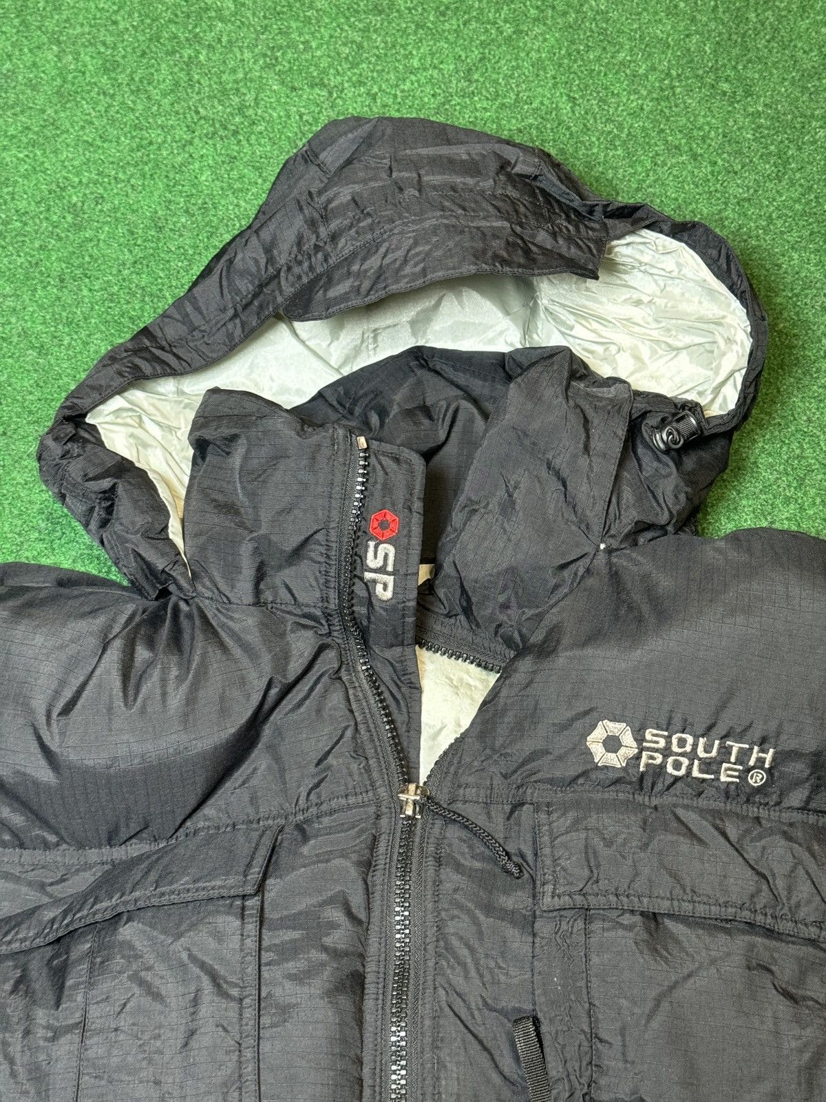 Southpole × Vintage Vintage Y2K Southpole Puffer Full Zip Black Winter Jacket Size US XL / EU 56 / 4 - 6 Thumbnail