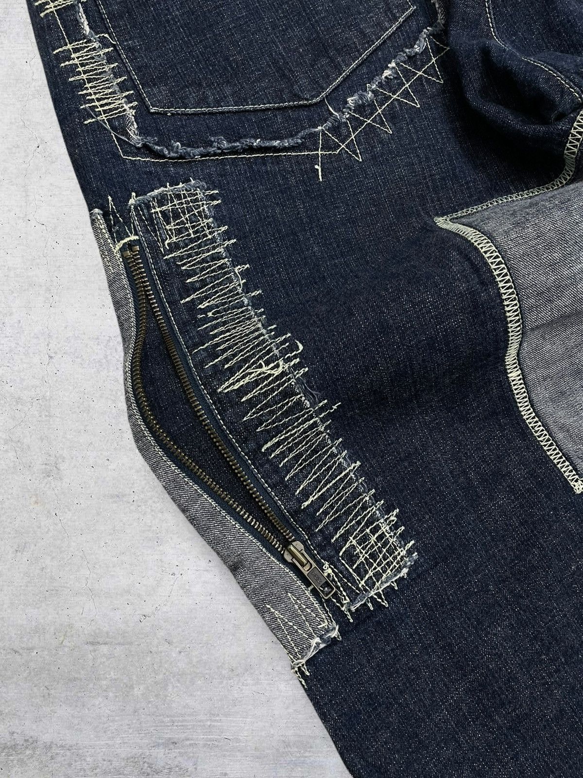 Hysteric Glamour VINTAGE PHAT FARM 90S OG JAPAN DESIGNER PATCHWORK DENIM Size US 32 / EU 48 - 16 Thumbnail