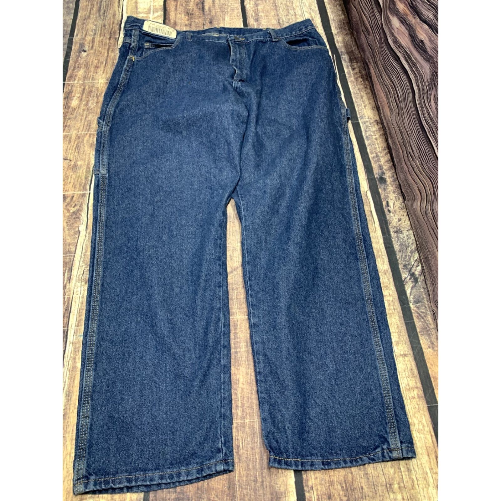 Red Kap Red Kap Carpenter Jeans Mens 42 x 30 Pants Workwear Hammer Loop Pockets Blue 42 Regular Mens Size US 42 / EU 58 - 2 Thumbnail