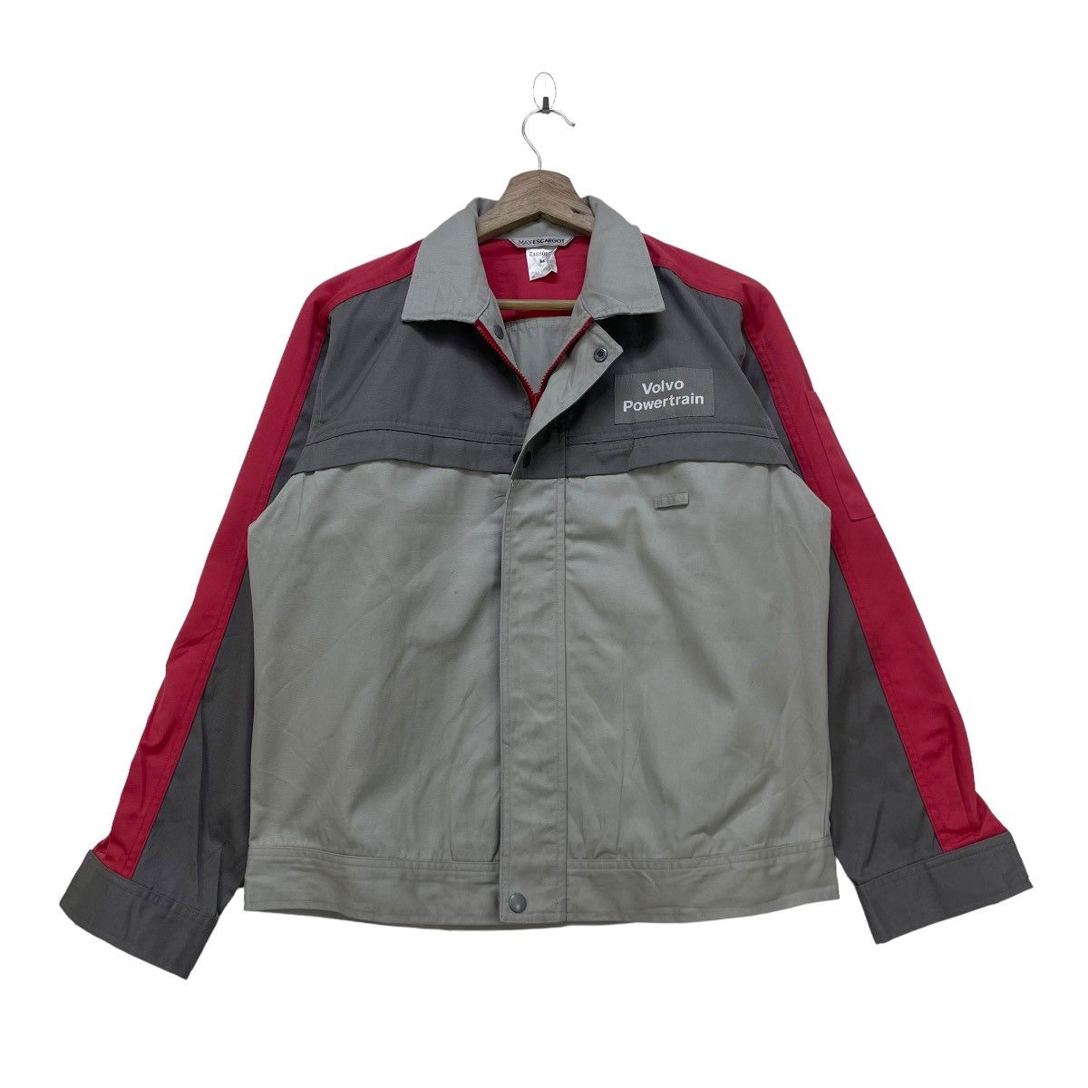 Vintage Vintage Worker Jacket Volvo Powertrsin Jacket Size US M / EU 48-50 / 2 - 1 Thumbnail