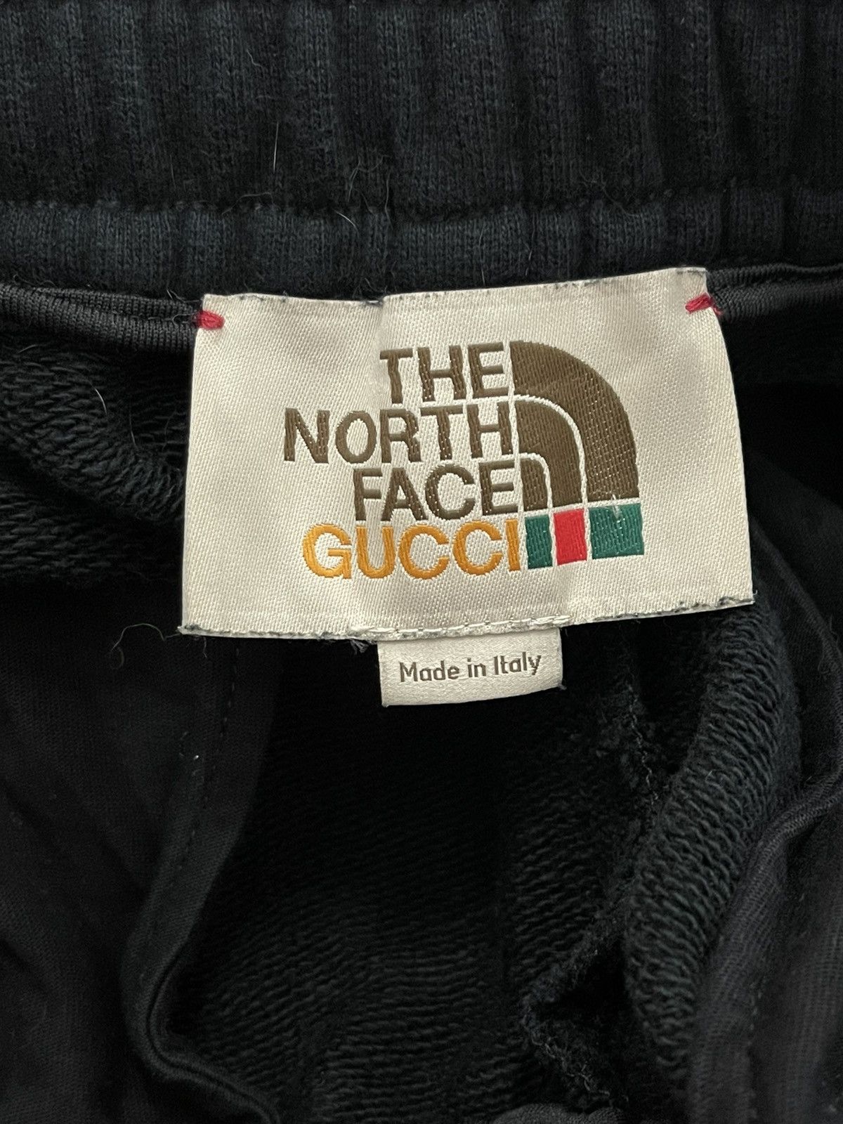 Gucci × The North Face Gucci x The North Face Black Stripe Logo Jogger Sweatpants Size US 32 / EU 48 - 6 Thumbnail