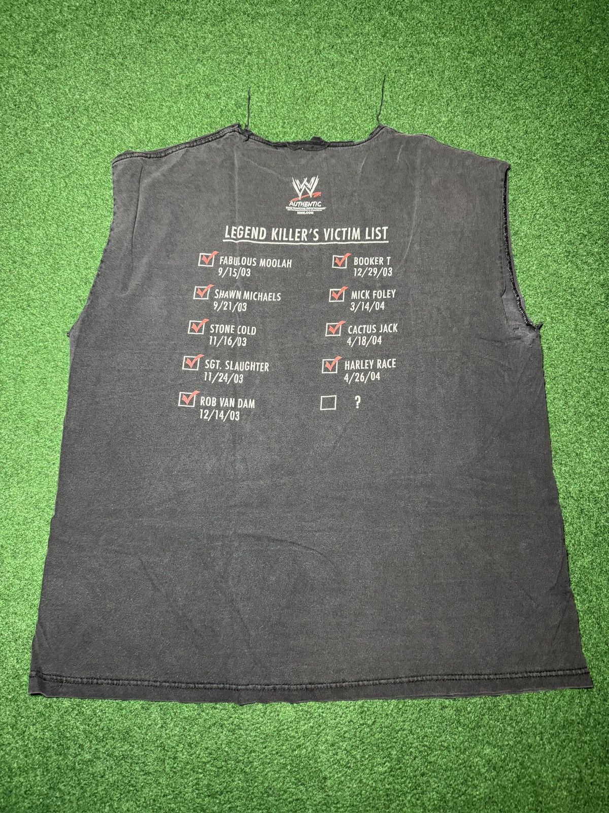 WWE Vintage WWE WWF Randy Orton Legend Killer Tour Cutoff Shirt Size US XL / EU 56 / 4 - 3 Thumbnail