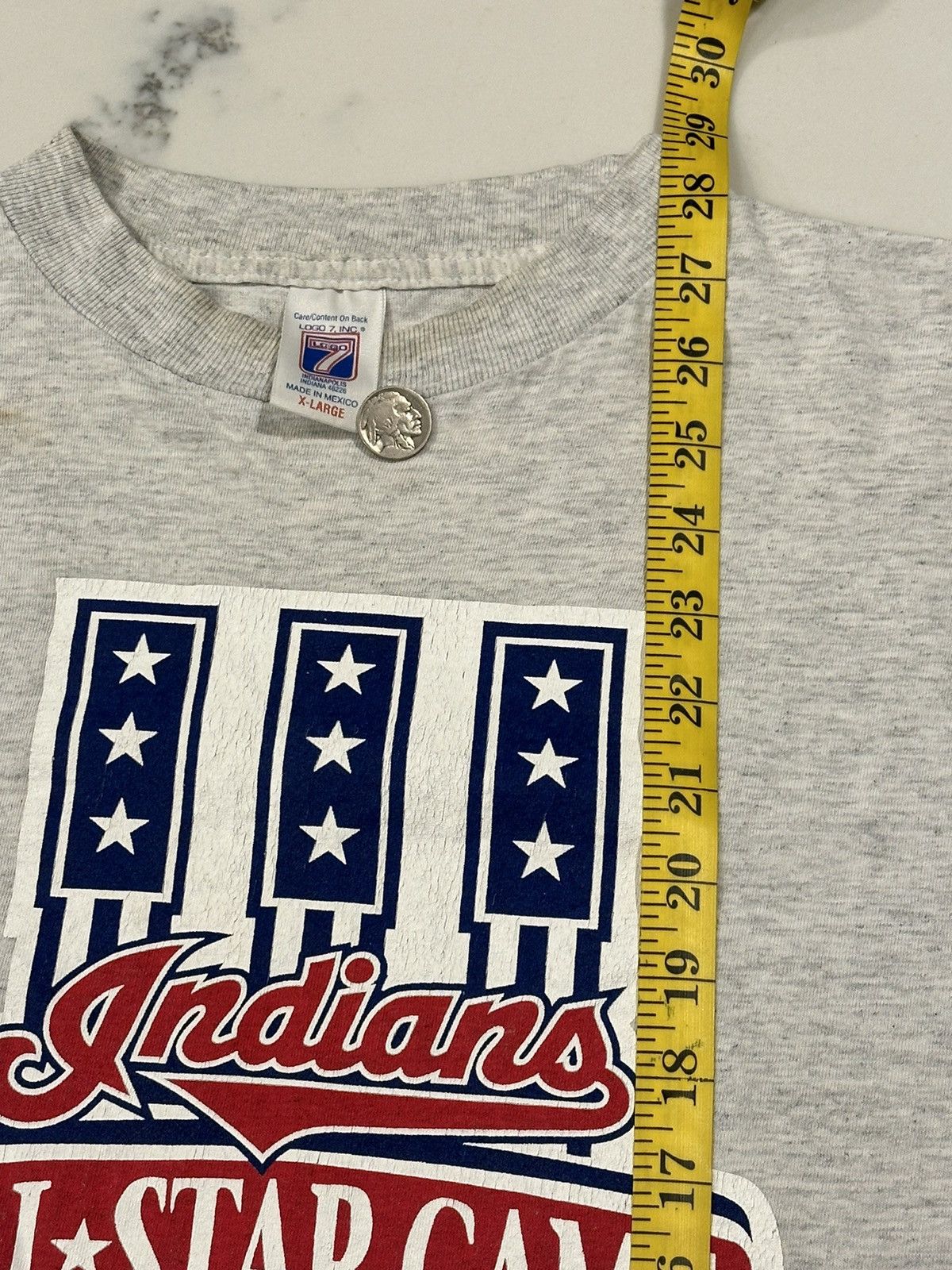 Logo 7 × MLB × Vintage Vintage 1997 Logo 7 Cleveland Indians All Star Game Shirt XL Size US XL / EU 56 / 4 - 7 Thumbnail