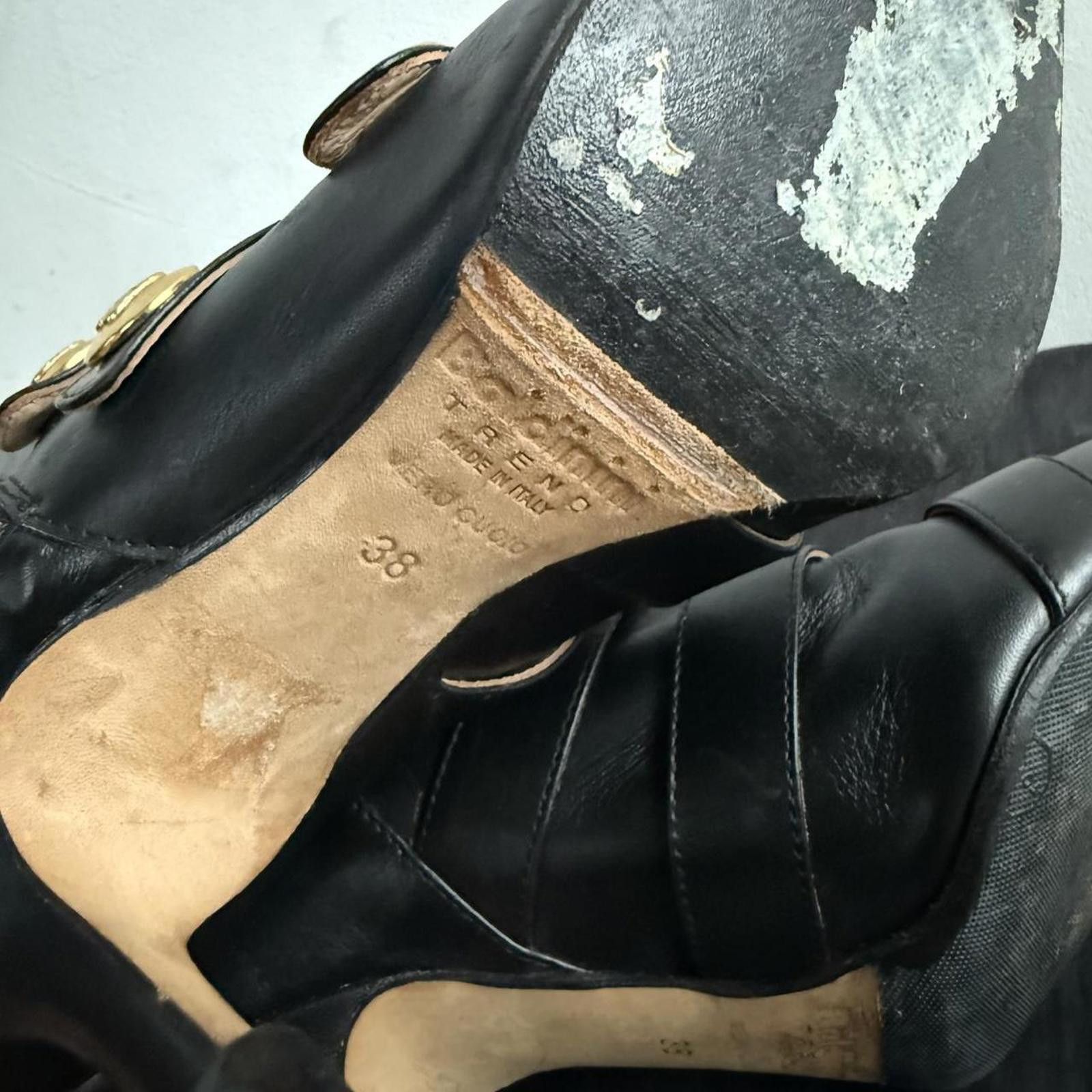 Baldinini Baldinini Black Leather Pointed Toe Ankle Boots Size US 5 / IT 35 - 7 Thumbnail