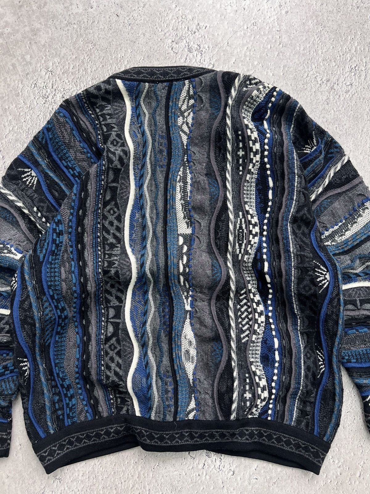 Carlo Colucci × Coogi × Vintage Rare Vintage CARLO COLUCCI Cardigan Sweater Coogi Size US XL / EU 56 / 4 - 12 Thumbnail