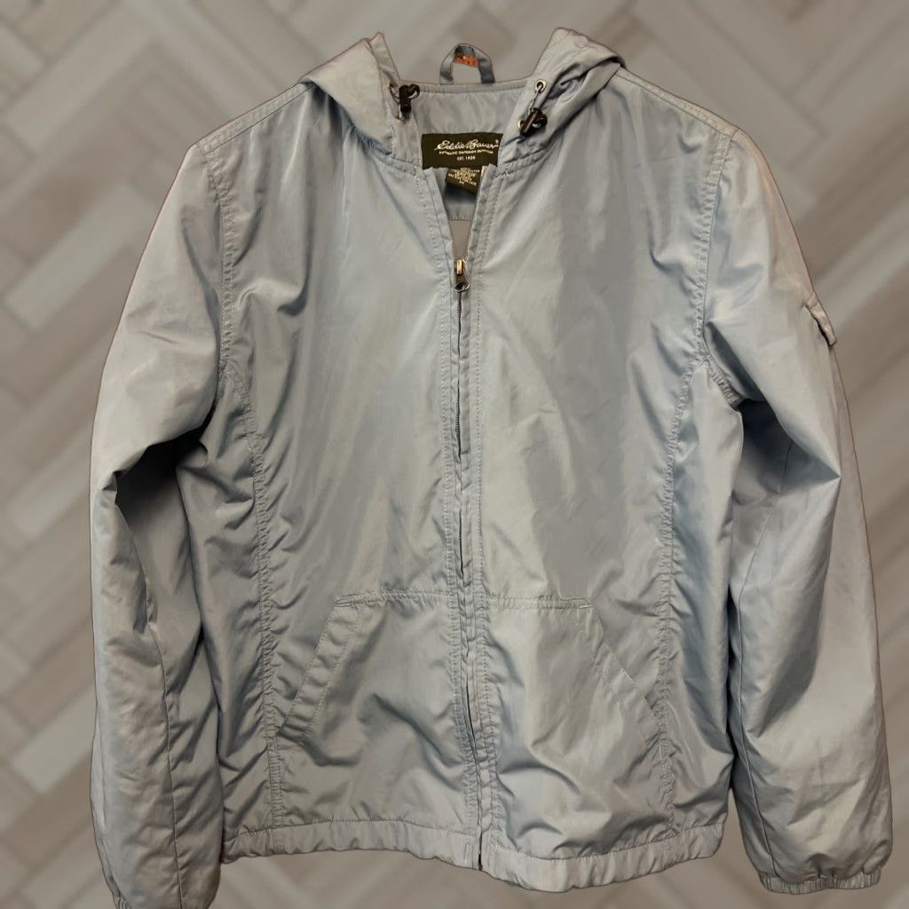 Eddie Bauer Eddie Bauer Jacket Womens Medium Full Zip Hooded Lightweight Size M / US 6-8 / IT 42-44 - 1 Thumbnail