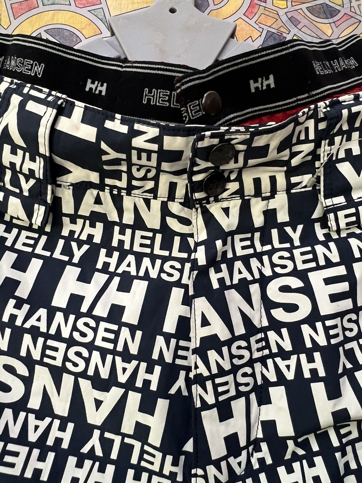 Helly Hansen Full spring Very colorful HELLY HANSEN CARGOSKI PANTMONOGRAM Size US 28 / EU 44 - 23 Thumbnail