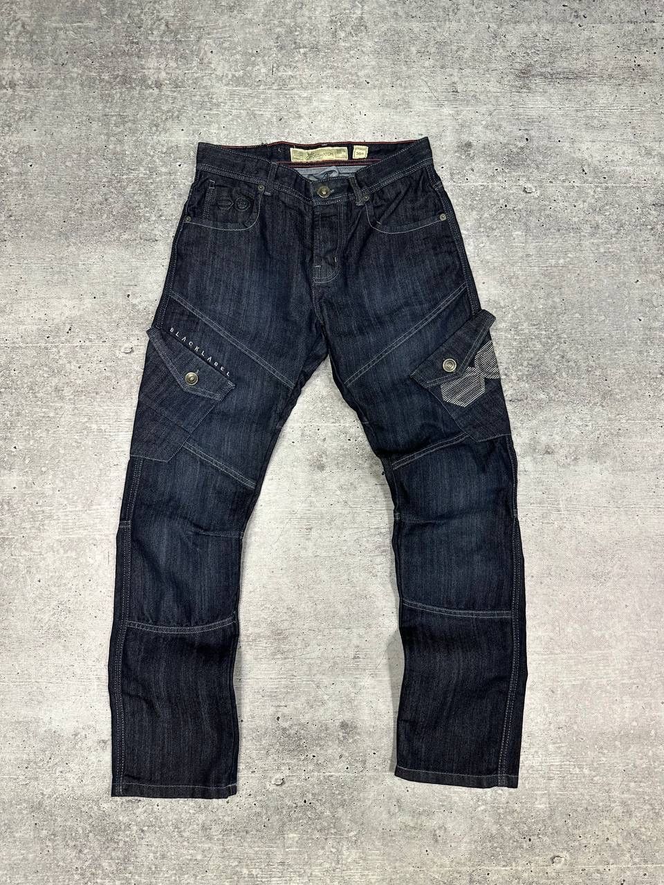 Japanese Brand × Vintage Vintage Denim Cross Hatch Cargo Japanese Pants Size US 30 / EU 46 - 6 Thumbnail