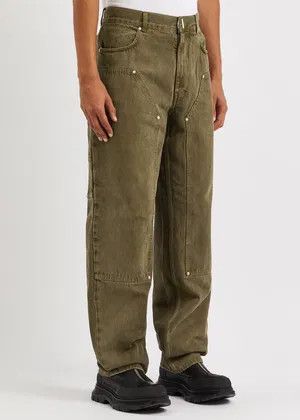 Givenchy o1srvl11e0125 Carpenter Pants in Brown Size US 32 / EU 48 - 3 Thumbnail