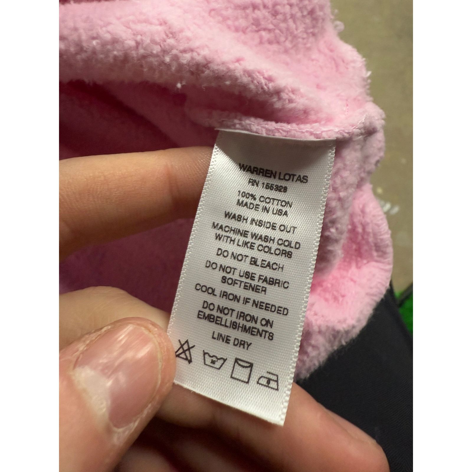 Warren Lotas Warren Lotas Pink Hoodie XXL Size US XXL / EU 58 / 5 - 4 Thumbnail